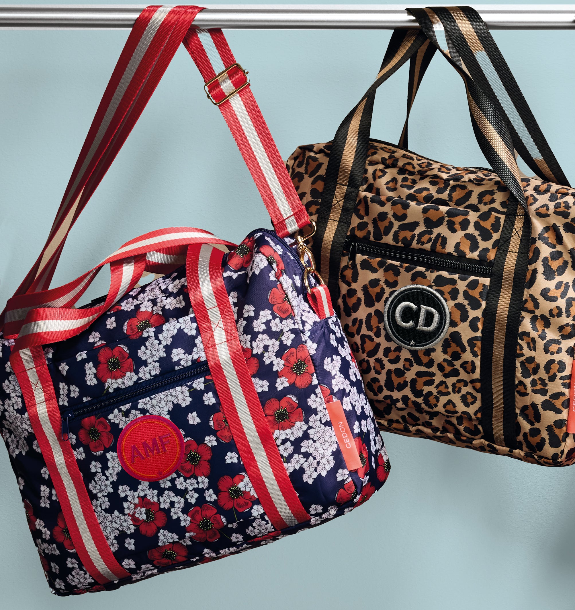 Easy City Bag ANEMONE mit Initialen-Patch