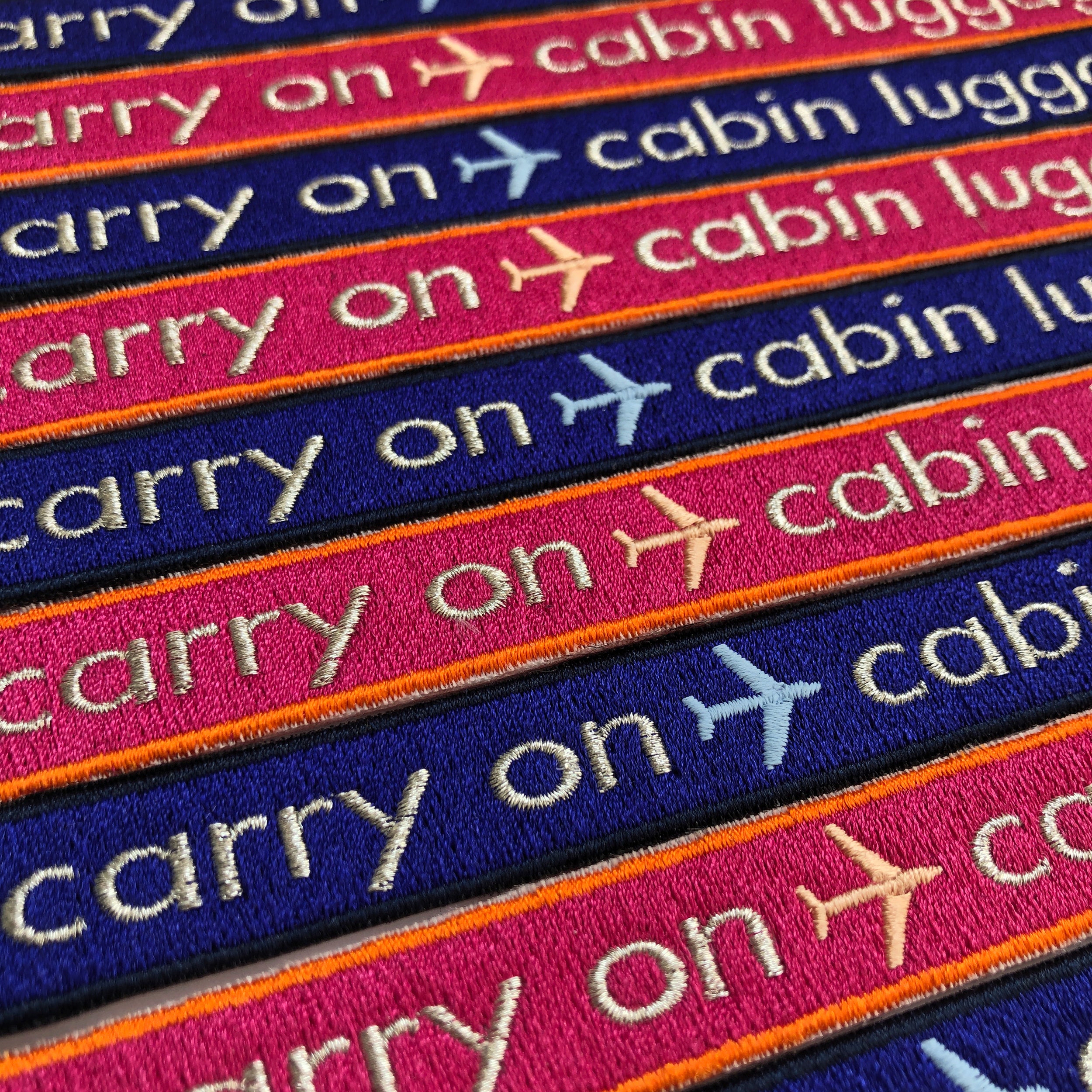 KOFFER PATCH: CARRY ON CABIN LUGGAGE · blau