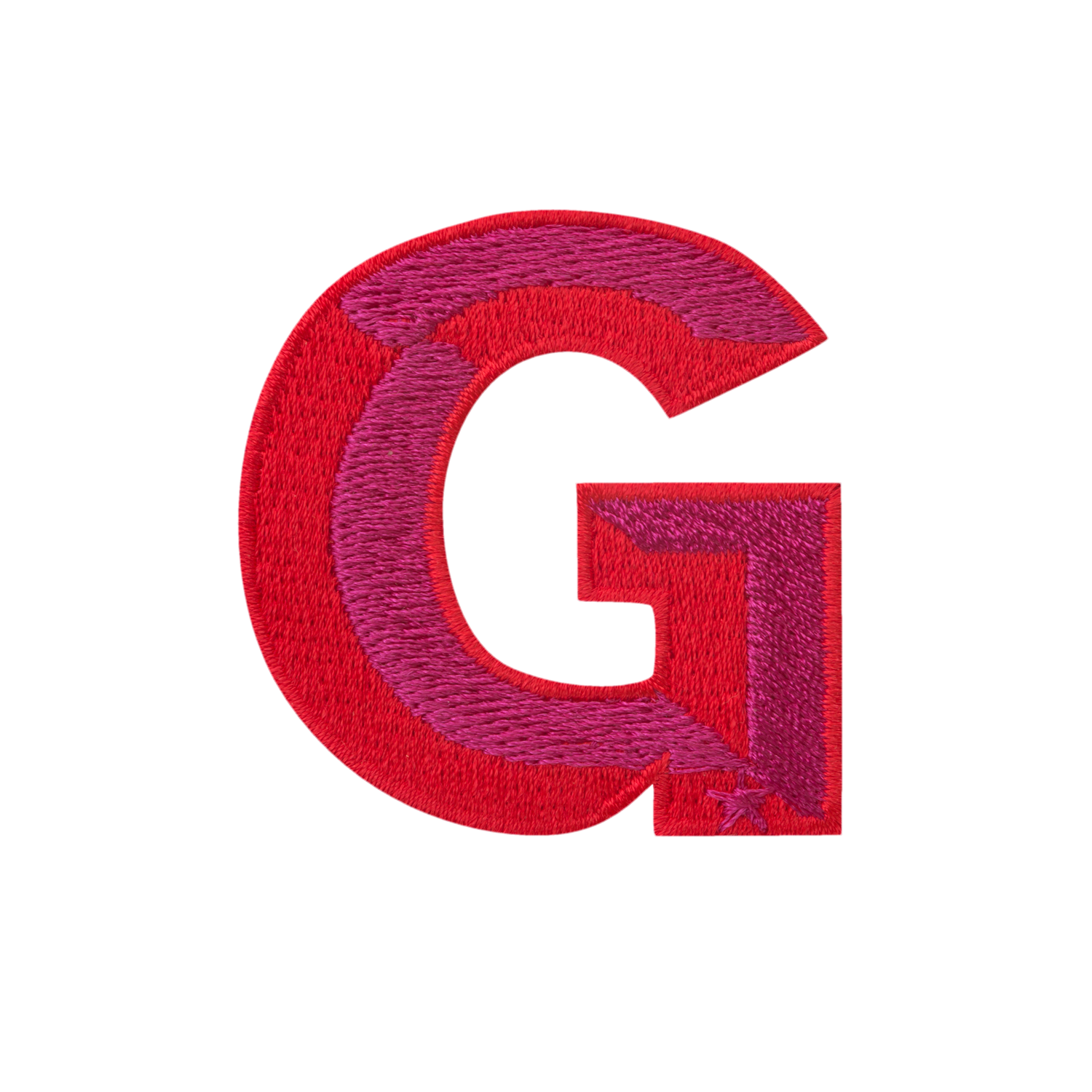 Label SINGLE LETTER MINI · rot/pink