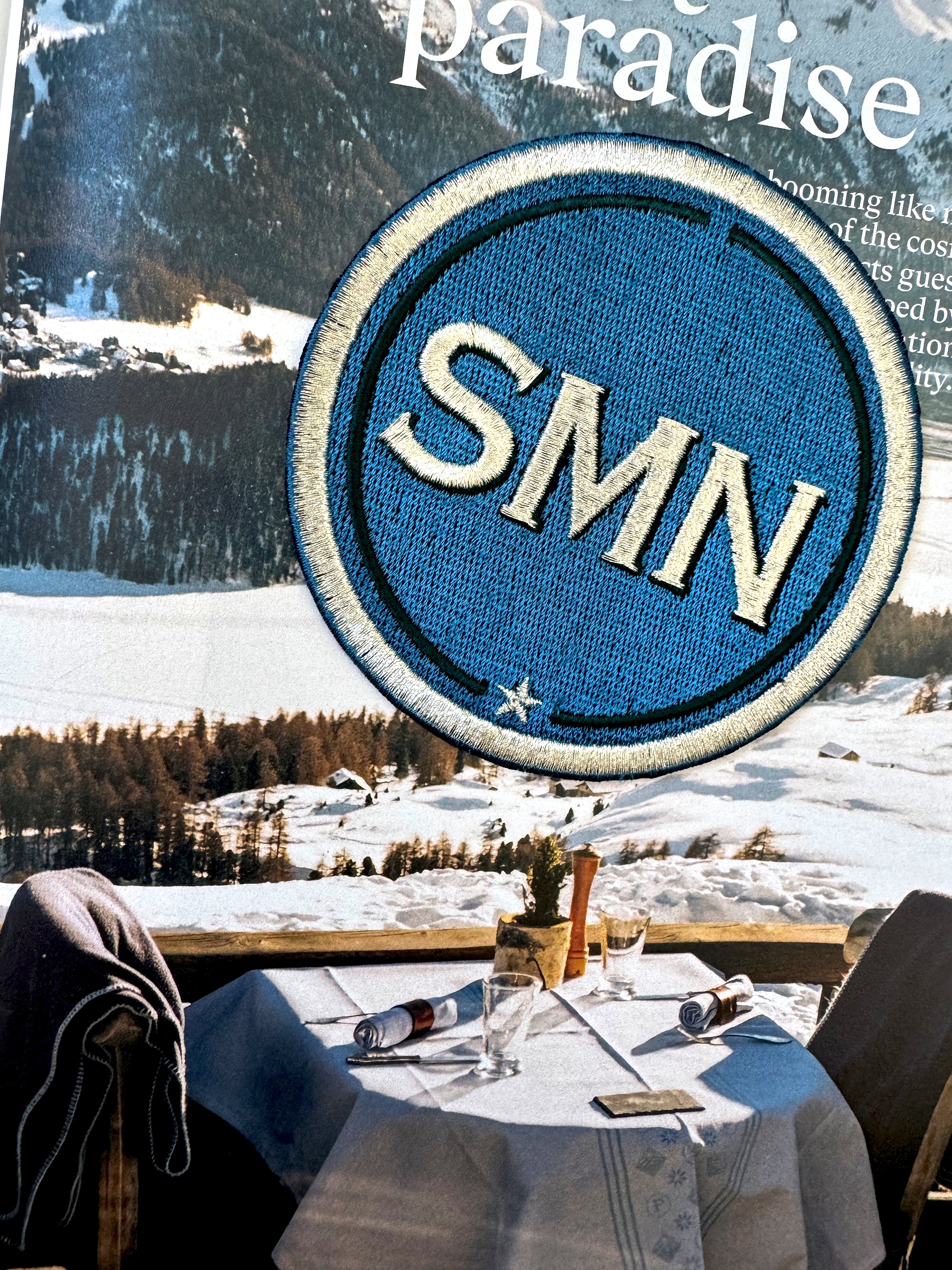 Label INITIALEN · 9cm · petrol/silber· personalisierbar