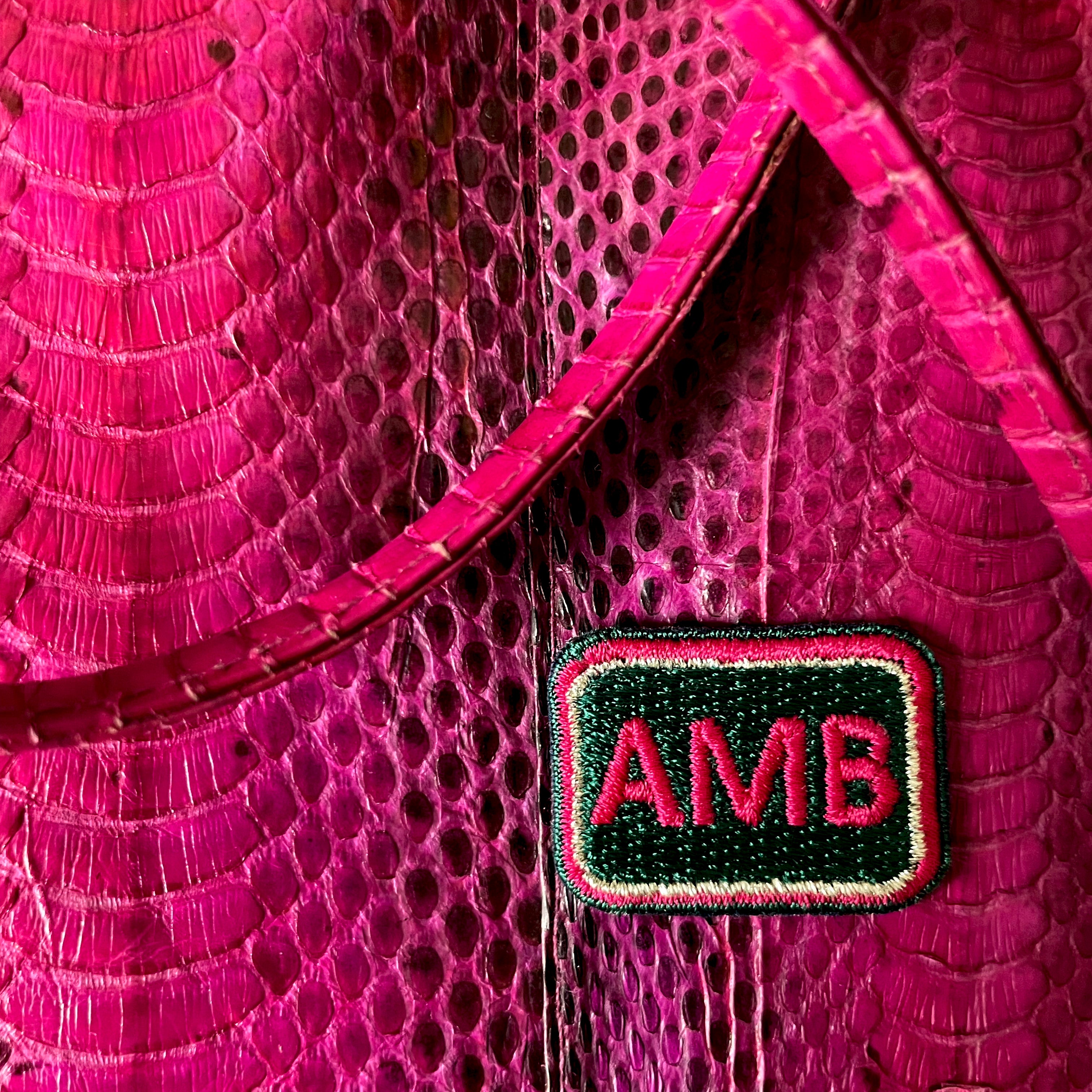 Label Mini Initialen · pink/dunkelgrün