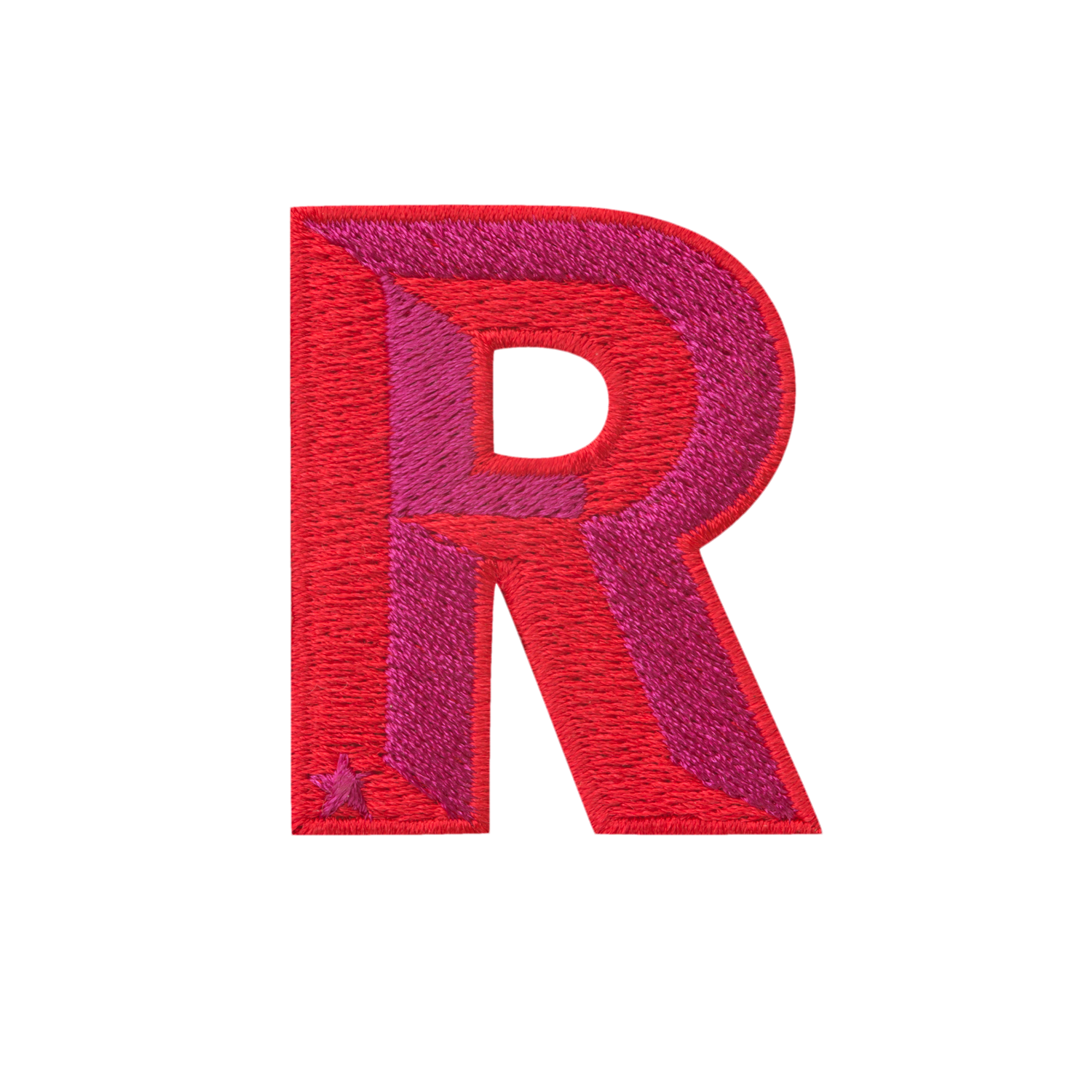 Label SINGLE LETTER MINI · rot/pink