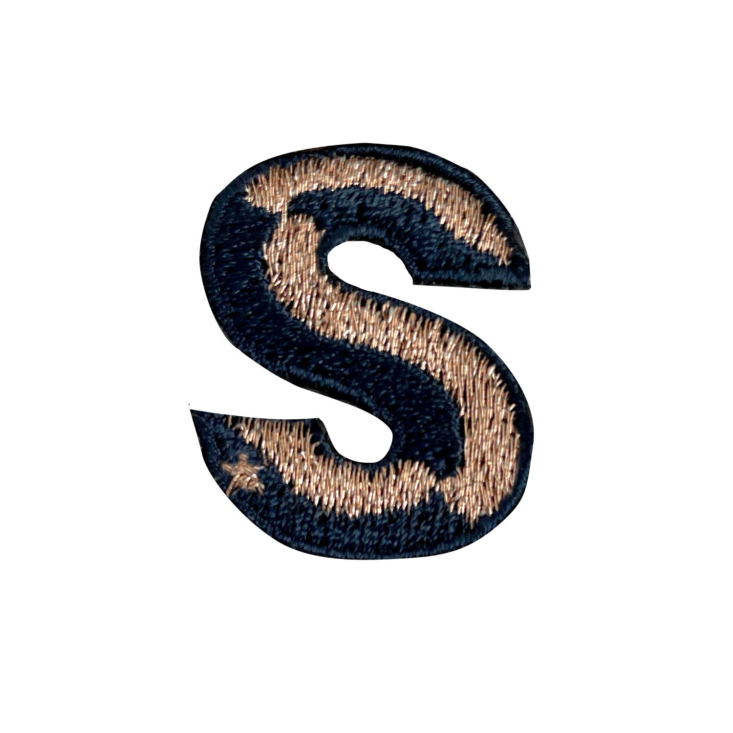 Label SINGLE LETTER MINI · NAVY/ROSÉGOLD