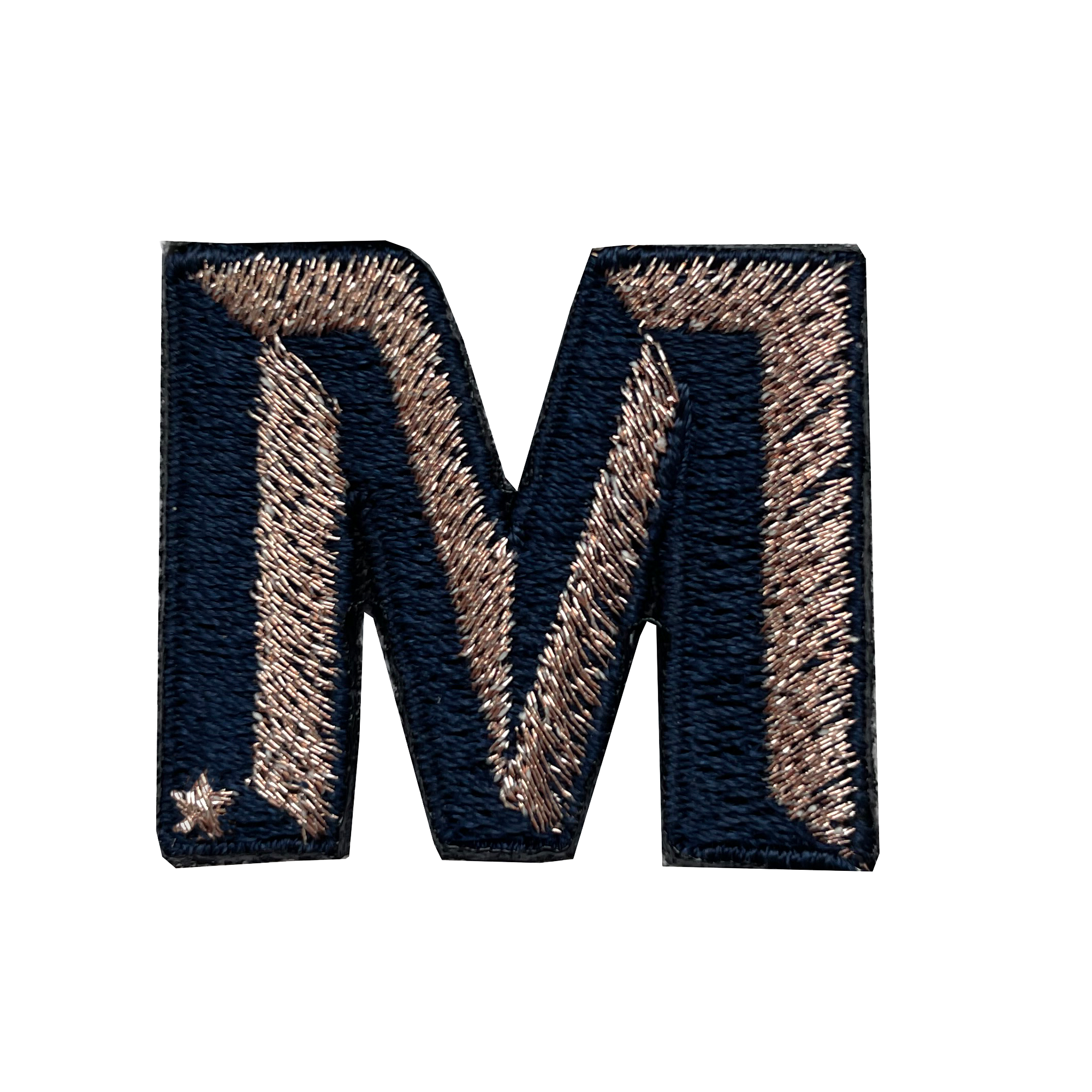 Label SINGLE LETTER MINI · NAVY/ROSÉGOLD