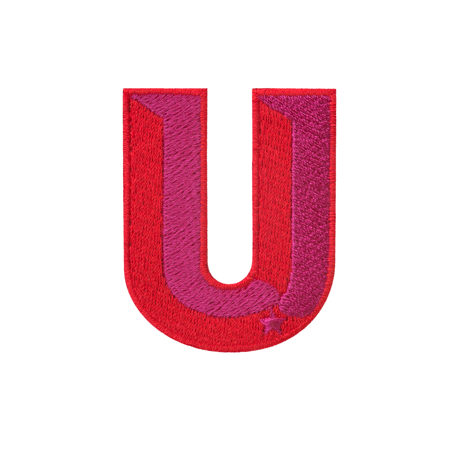 Label SINGLE LETTER MINI · rot/pink