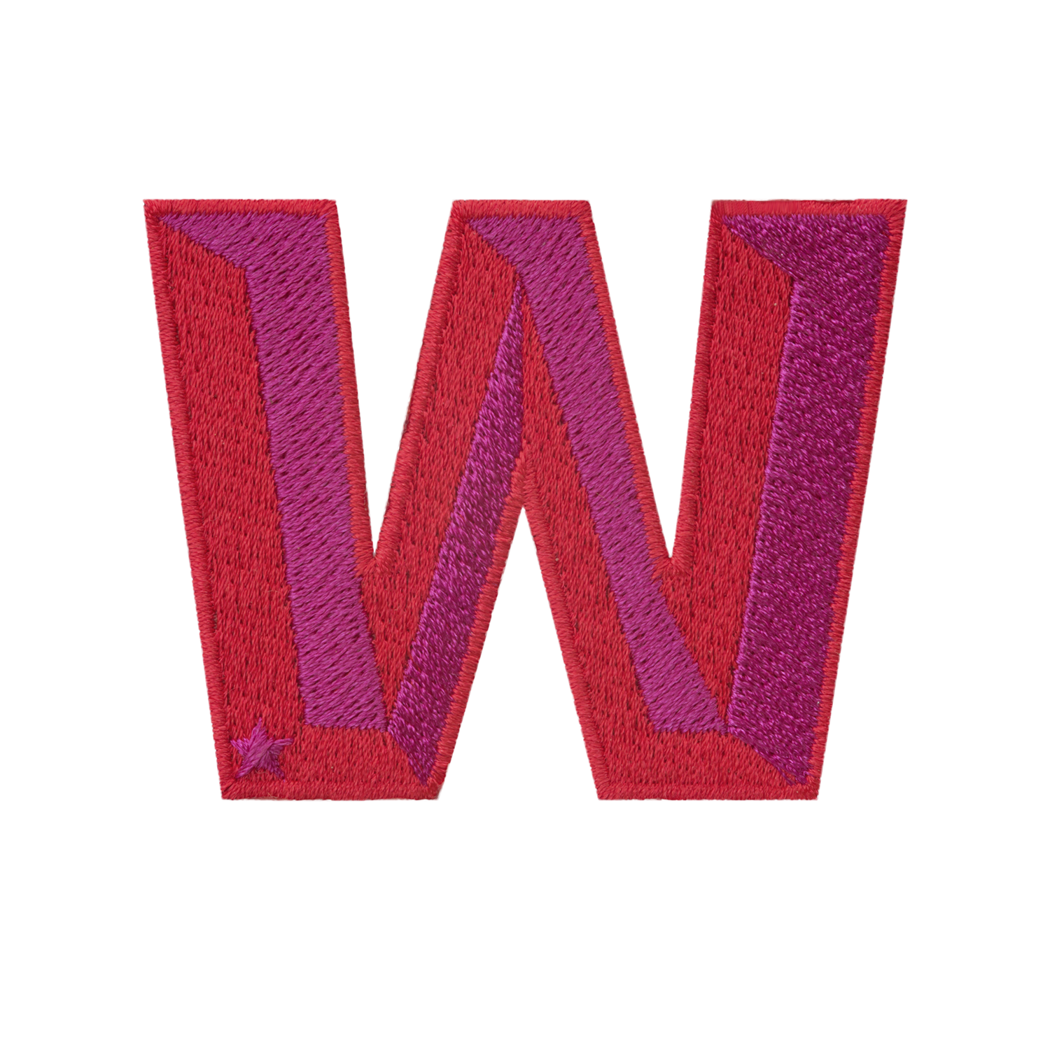 Label SINGLE LETTER MINI · rot/pink