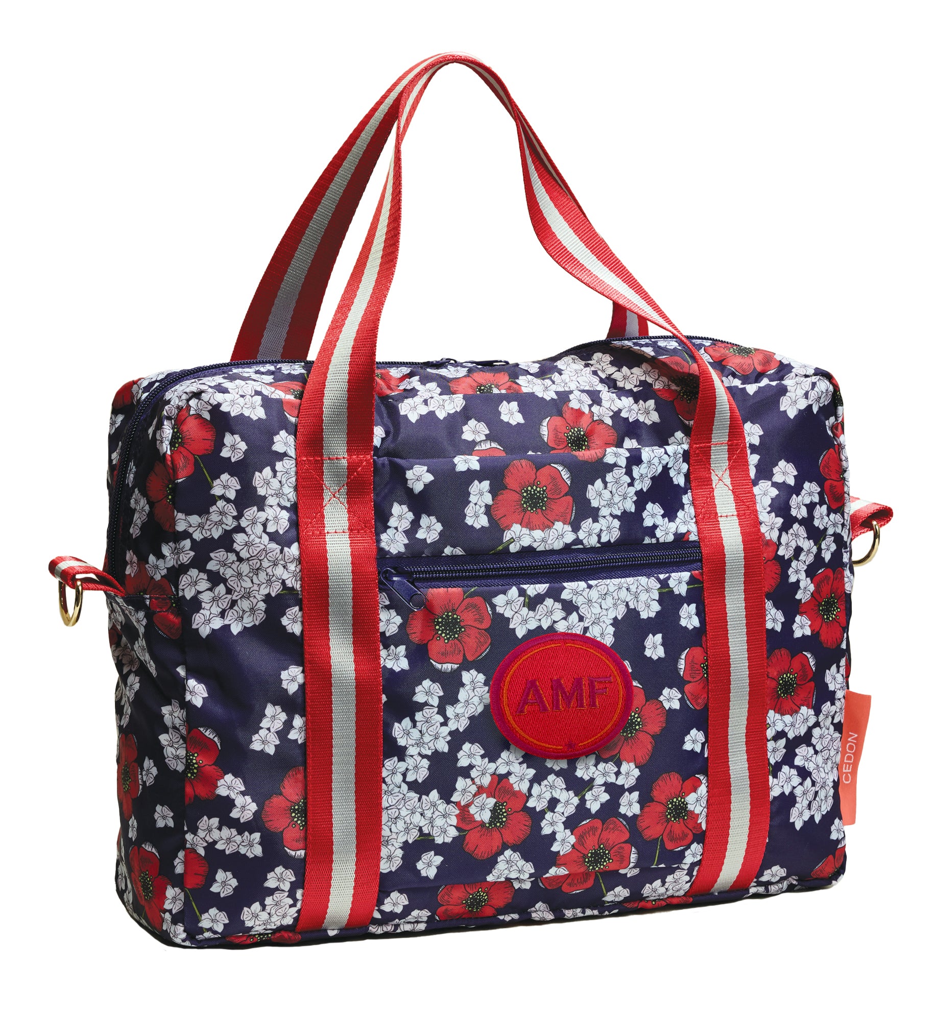 Easy City Bag ANEMONE mit Initialen-Patch