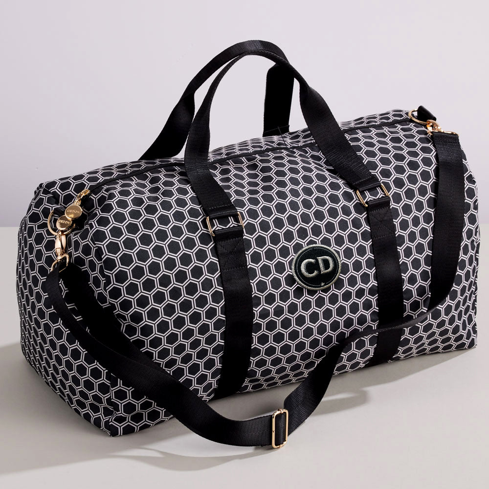 Easy Weekender Bag HEXAGON mit Initialen-Patch