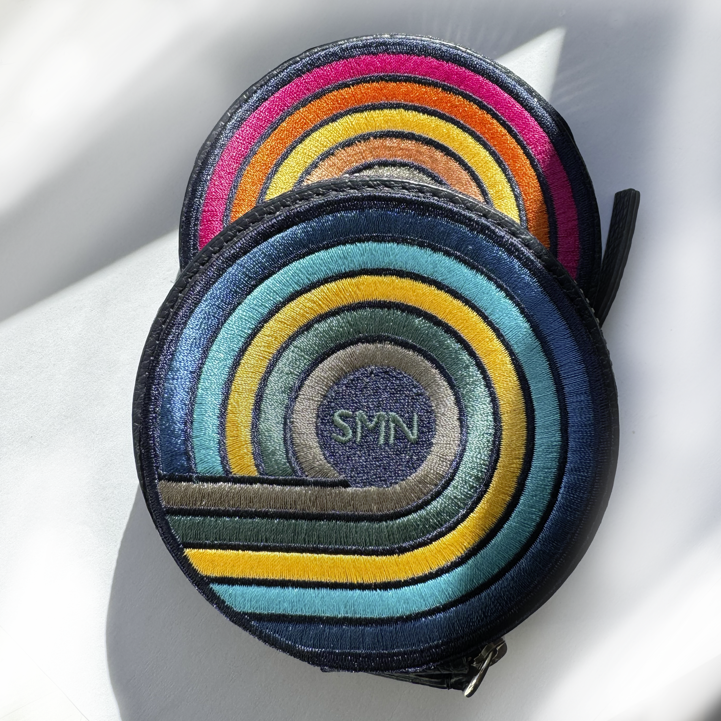 Rundes Etui SPIRAL ROT