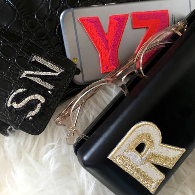 Label SINGLE LETTER · rot/pink