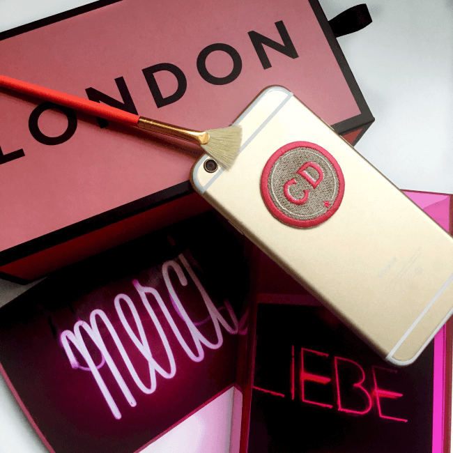 Label INITIALEN · 4cm · beige · personalisierbar