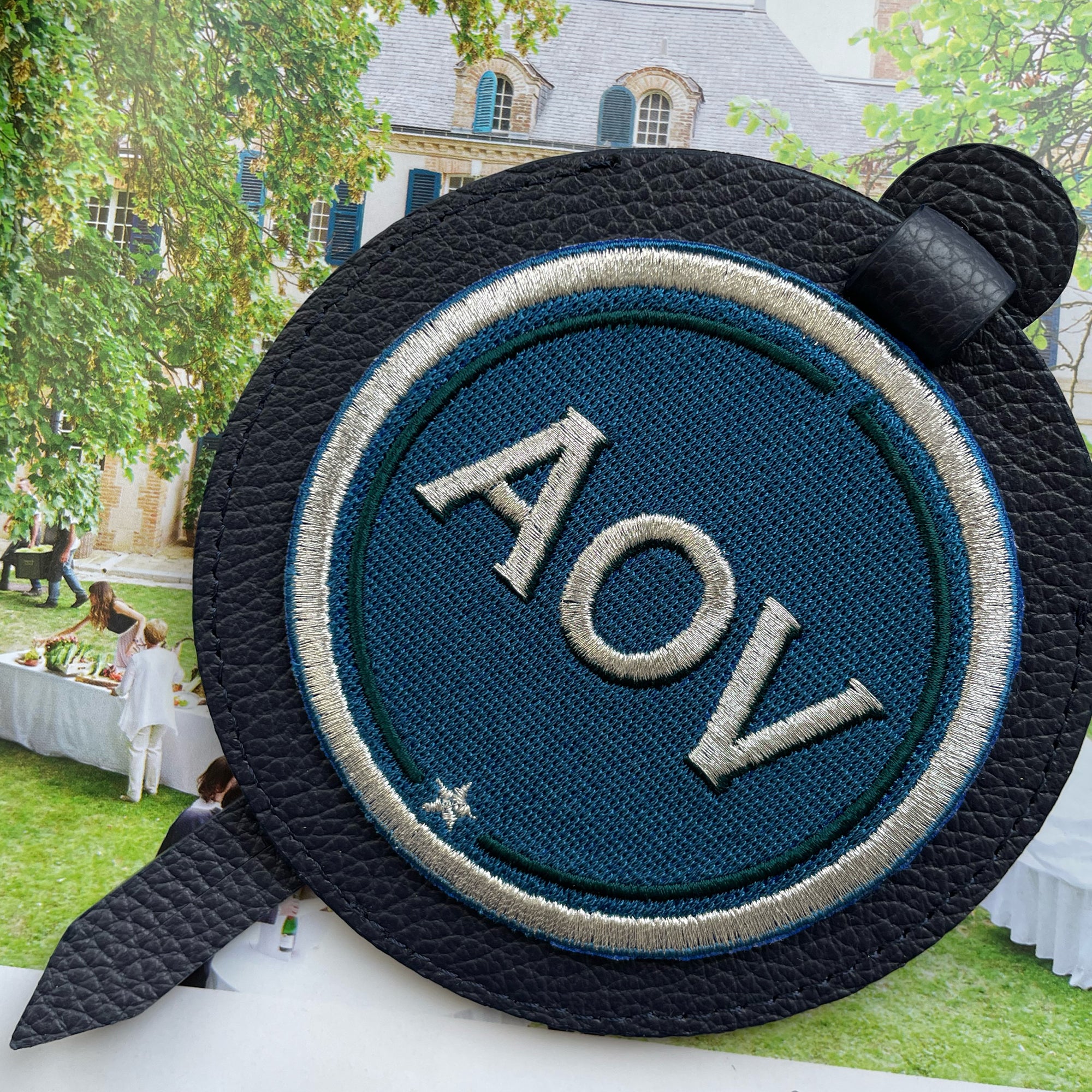 Gepäckanhänger INITIALEN · petrol/Silber