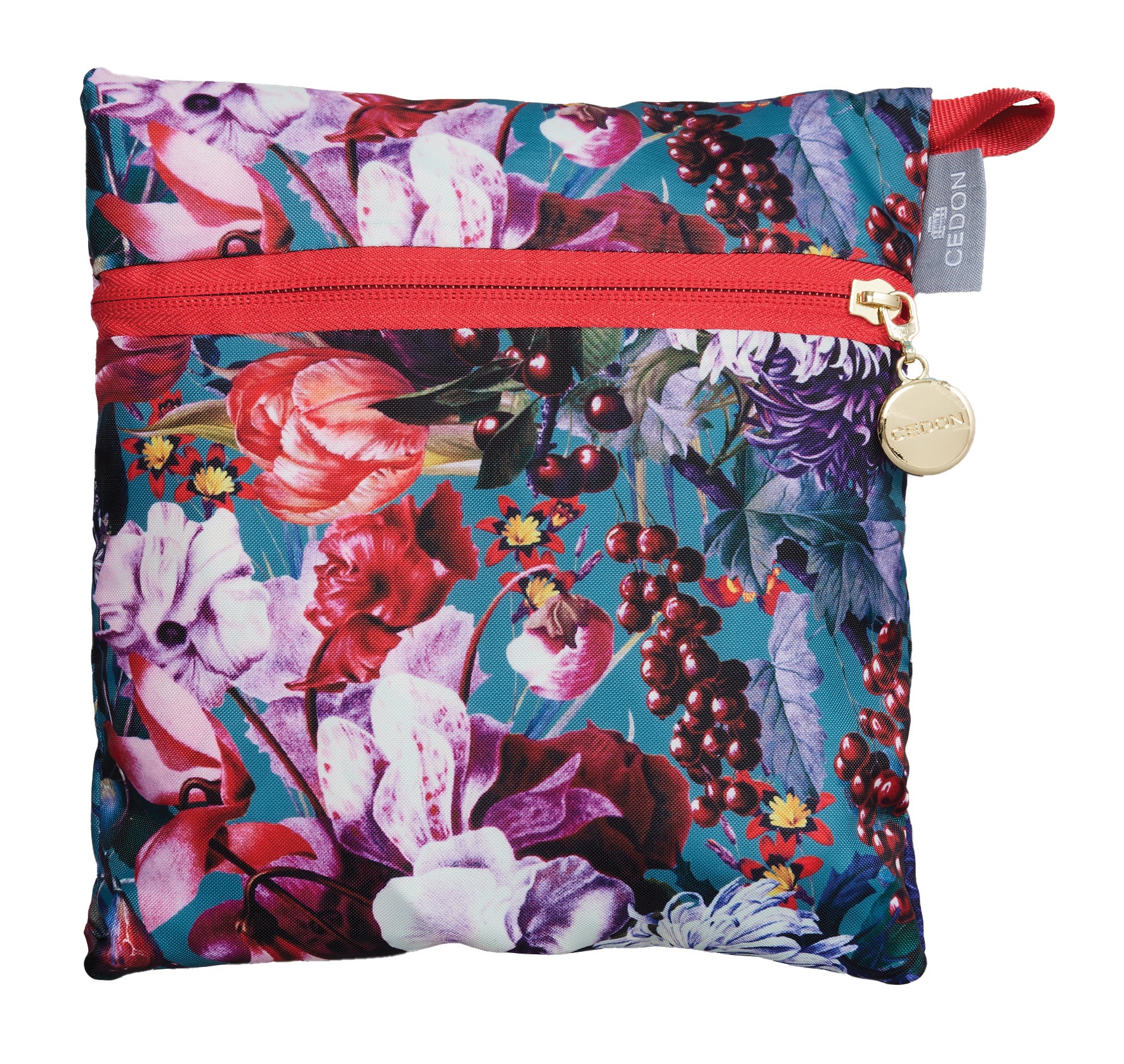 Easy Travel Bag DE LUXE Blumenbouquet mit Initialen-Patch