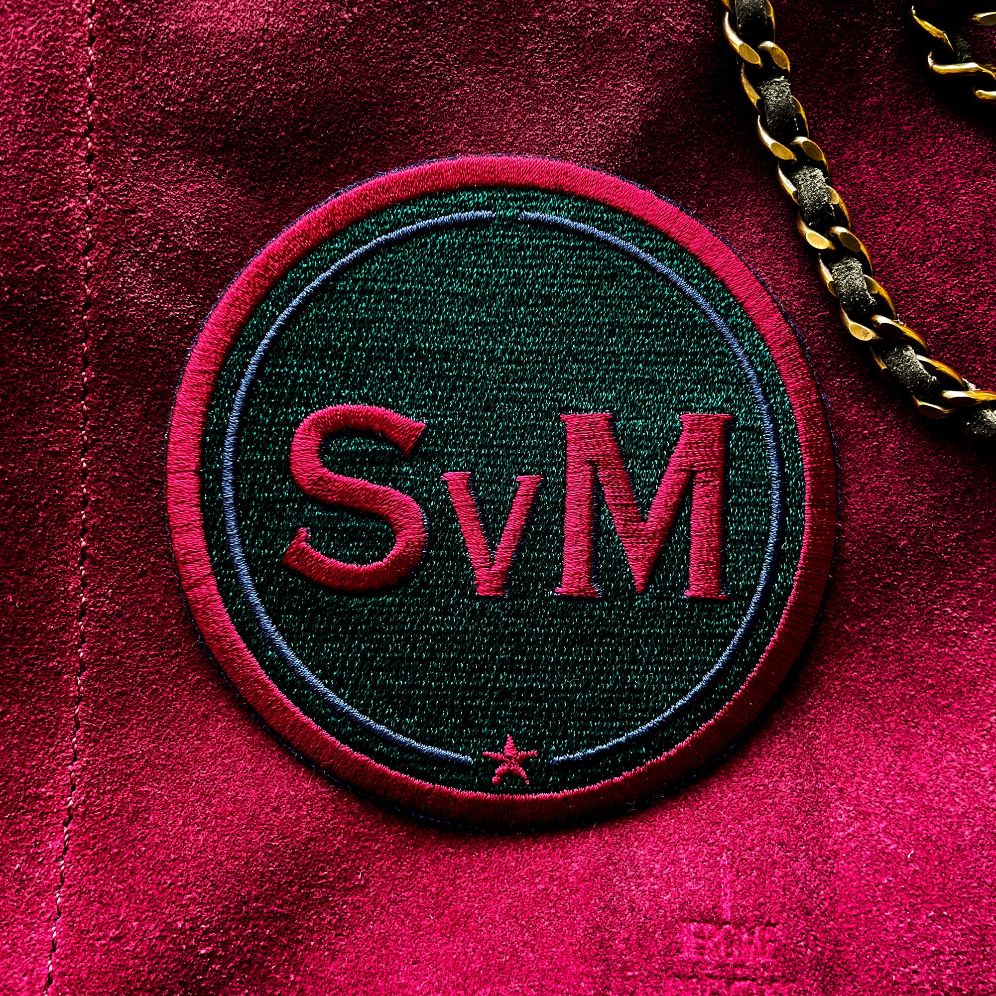 Label INITIALEN · 9cm · dunkelgruen · personalisierbar