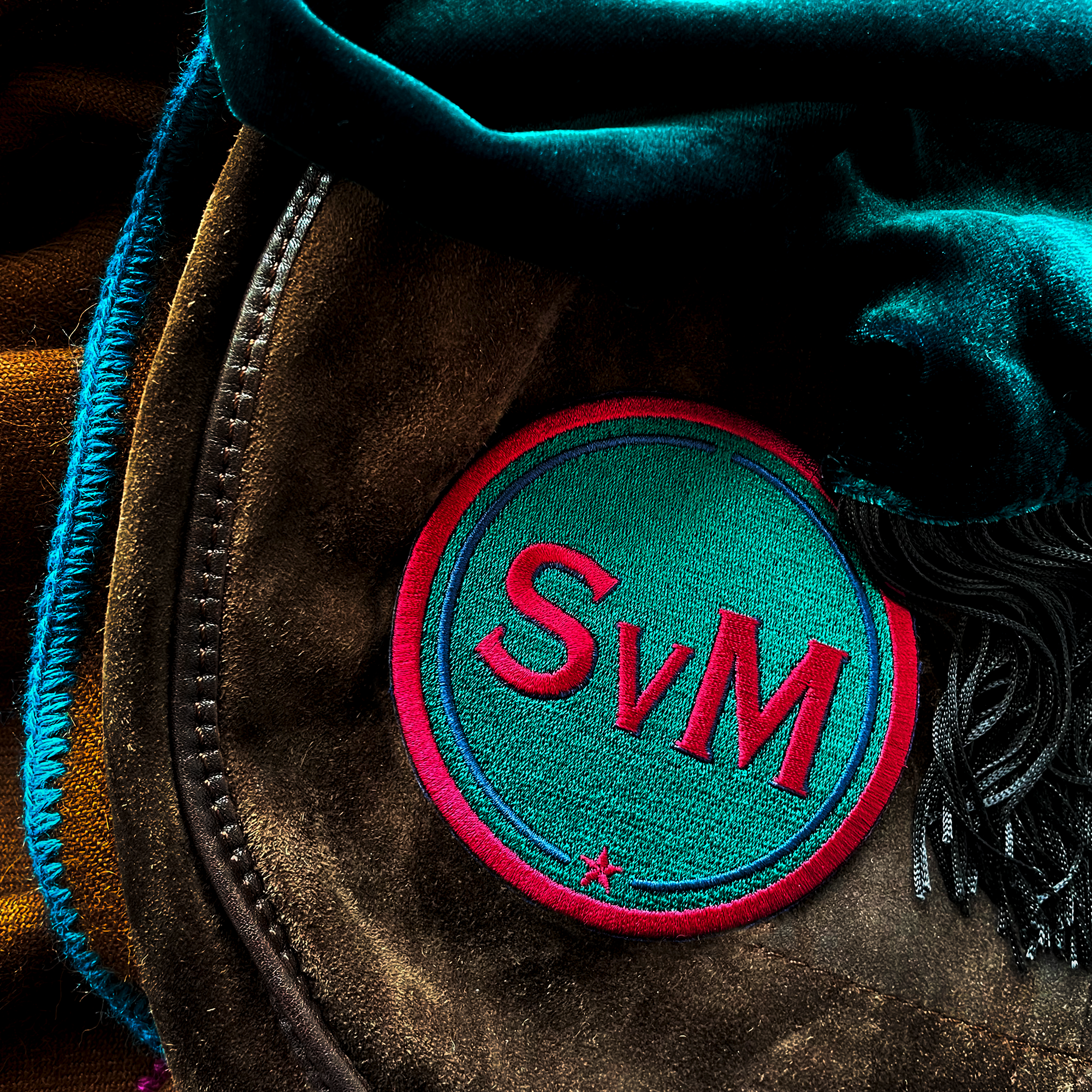 Label INITIALEN · 9cm · dunkelgruen · personalisierbar