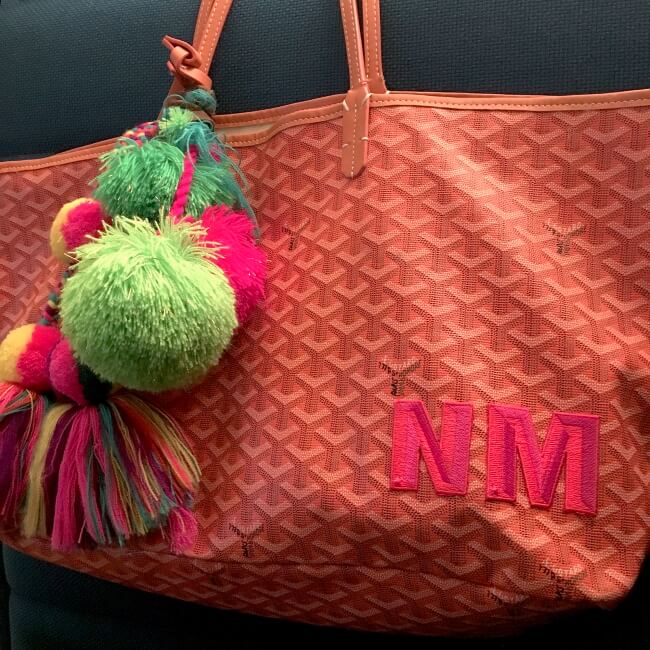 Label SINGLE LETTER · rot/pink