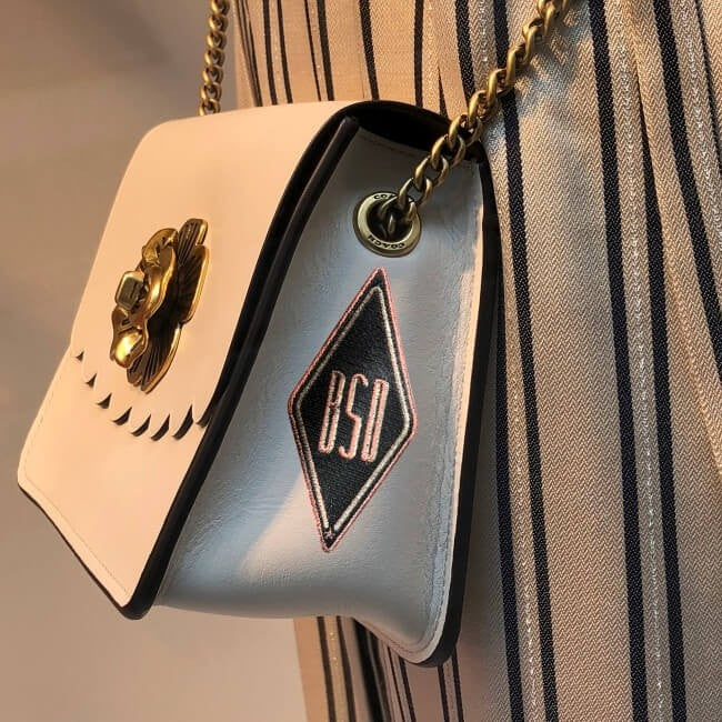 Label Karo · grau / metallic · personalisierbar