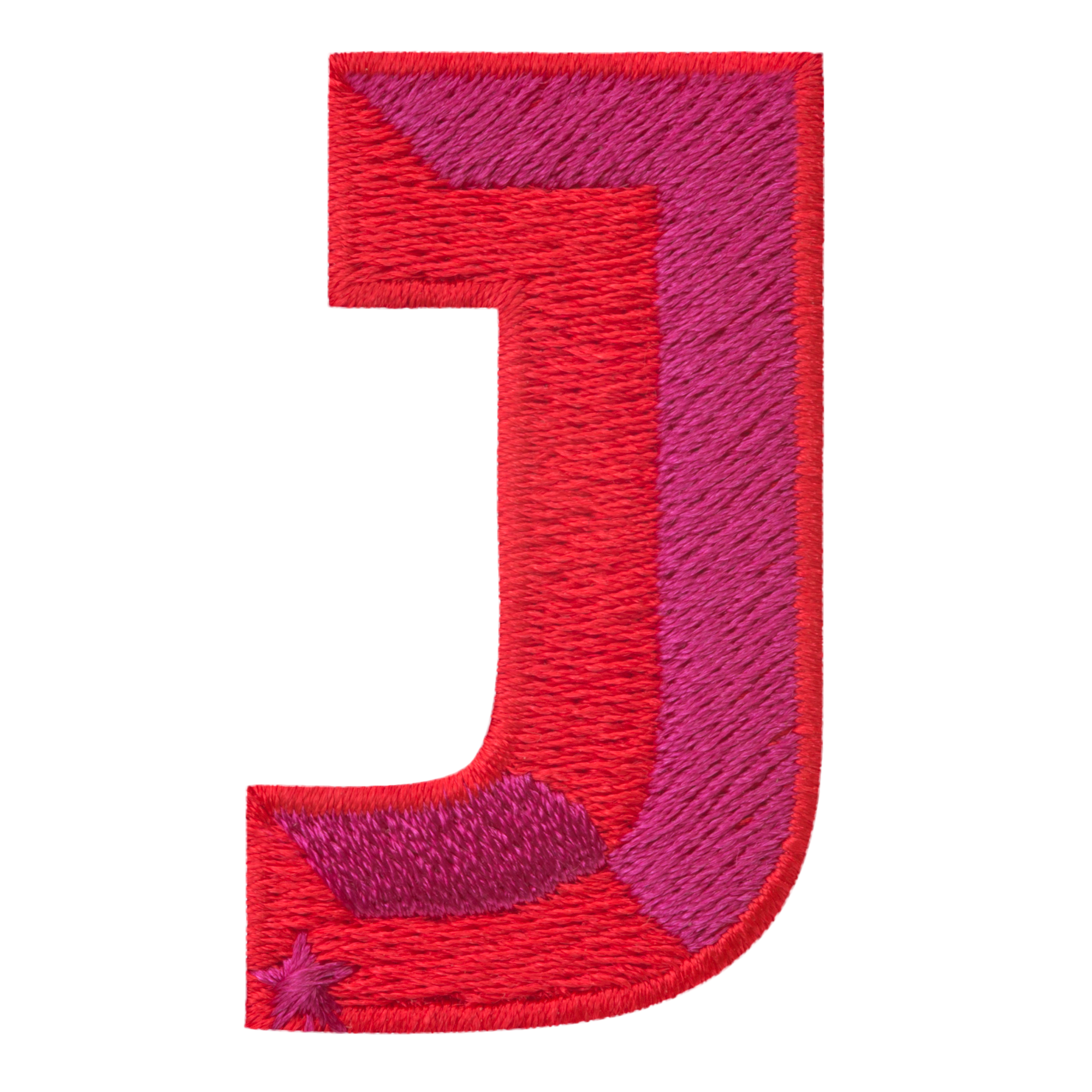 Label SINGLE LETTER · rot/pink