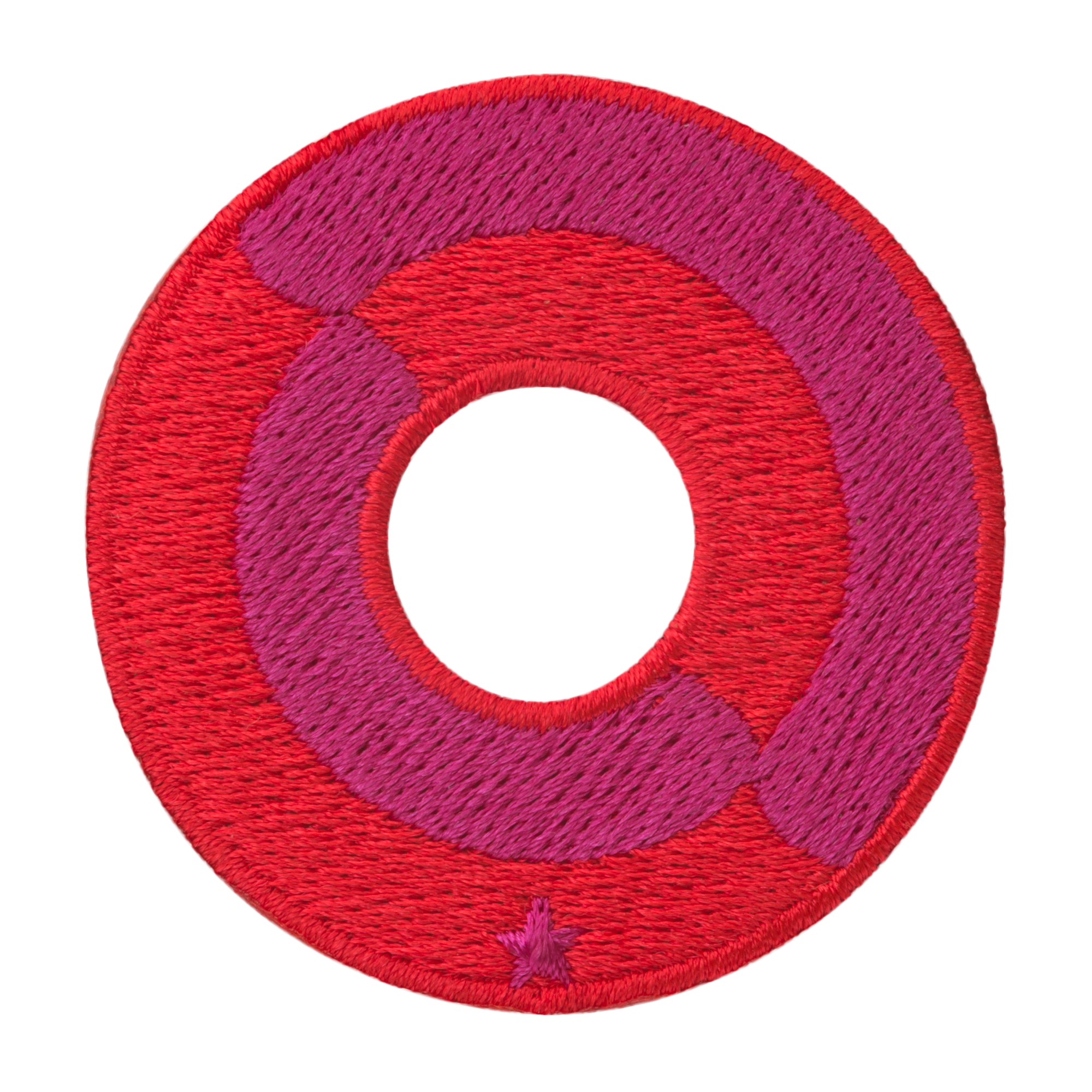 Label SINGLE LETTER · rot/pink