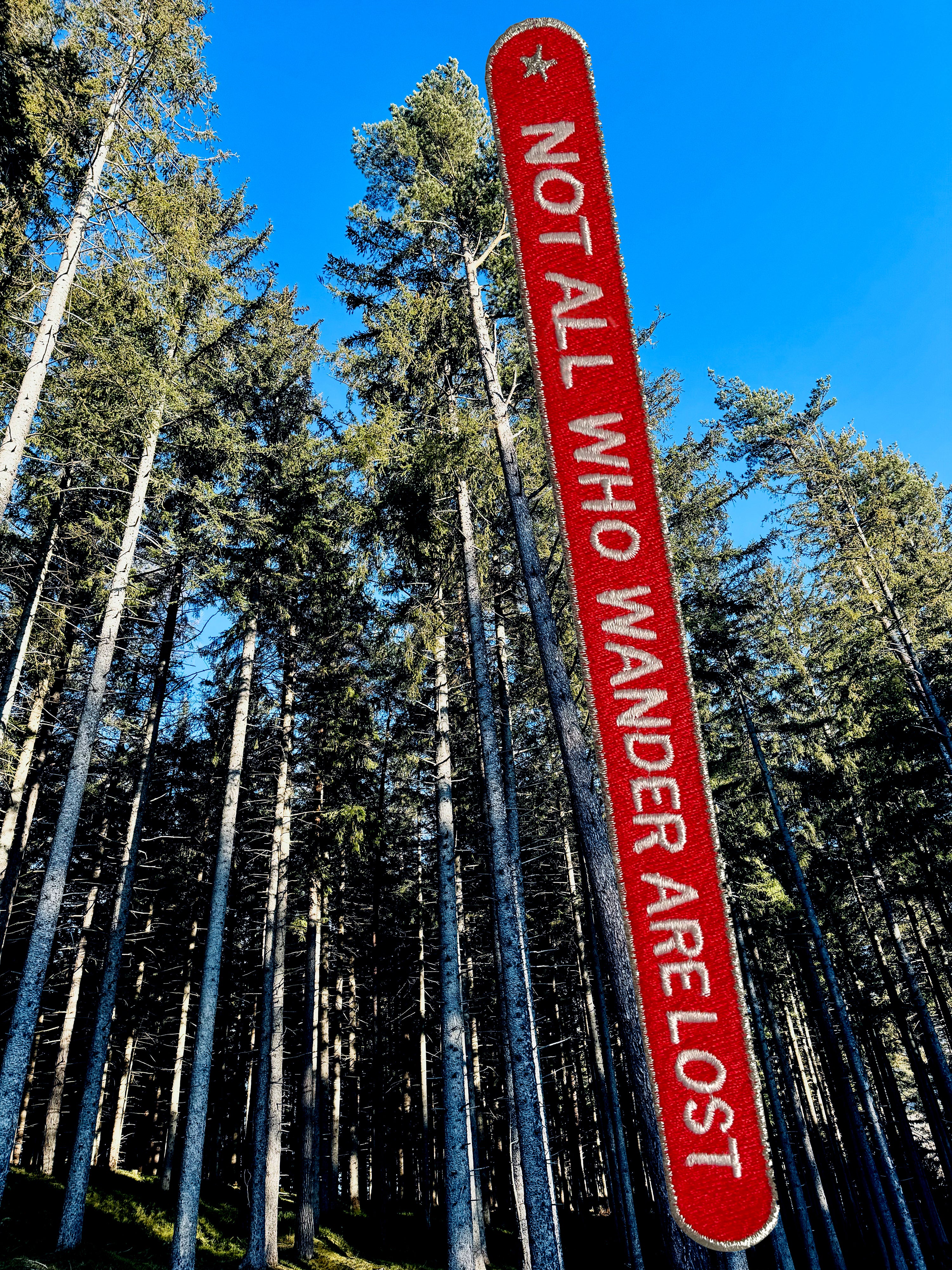 KOFFER PATCH: NOT ALL WHO WANDER... ROT