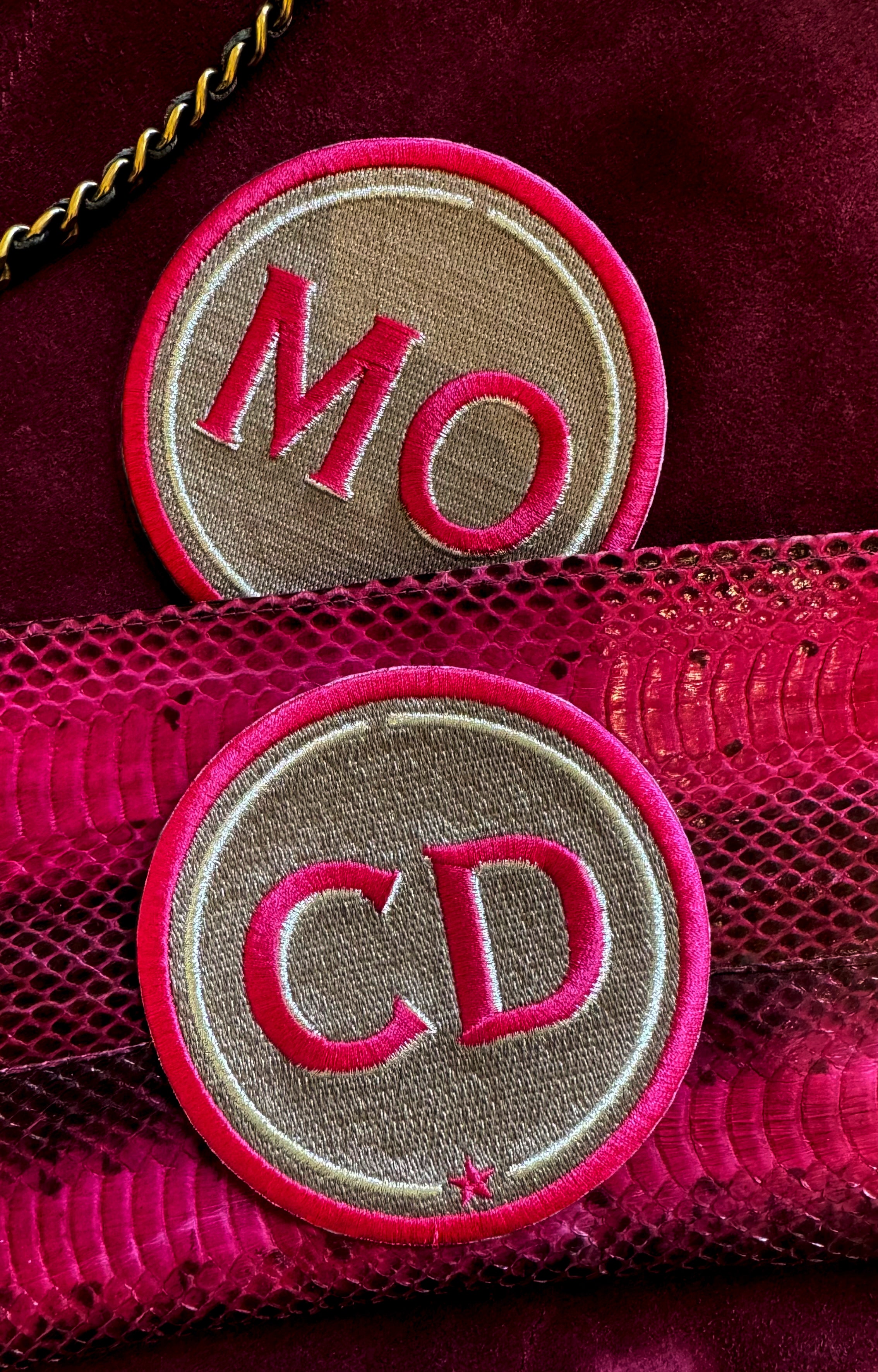 Label INITIALEN · 9cm · beige · personalisierbar