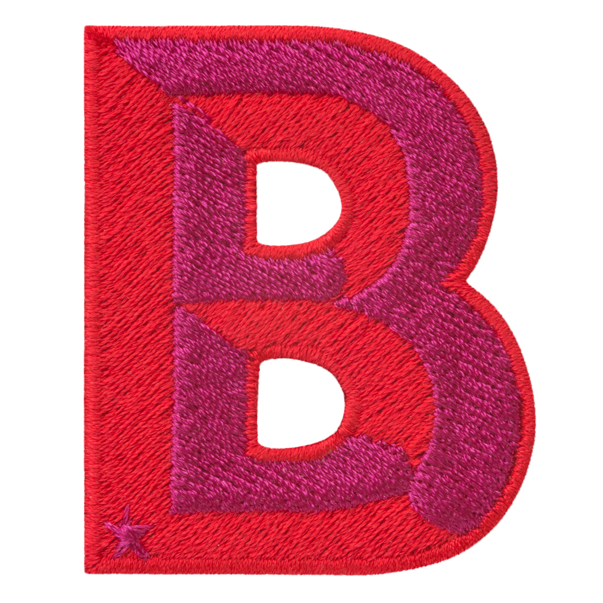Label SINGLE LETTER · rot/pink