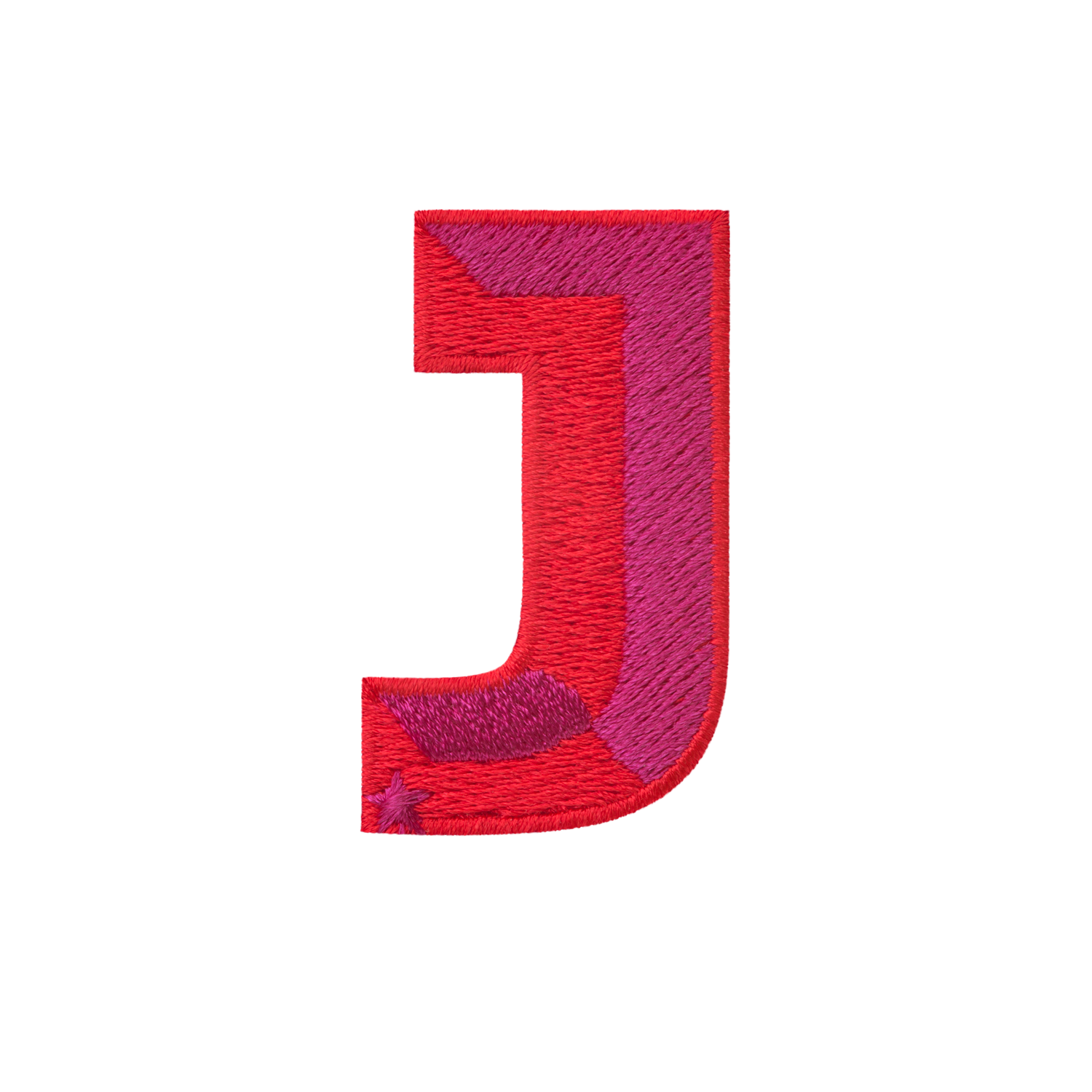 Label SINGLE LETTER MINI · rot/pink