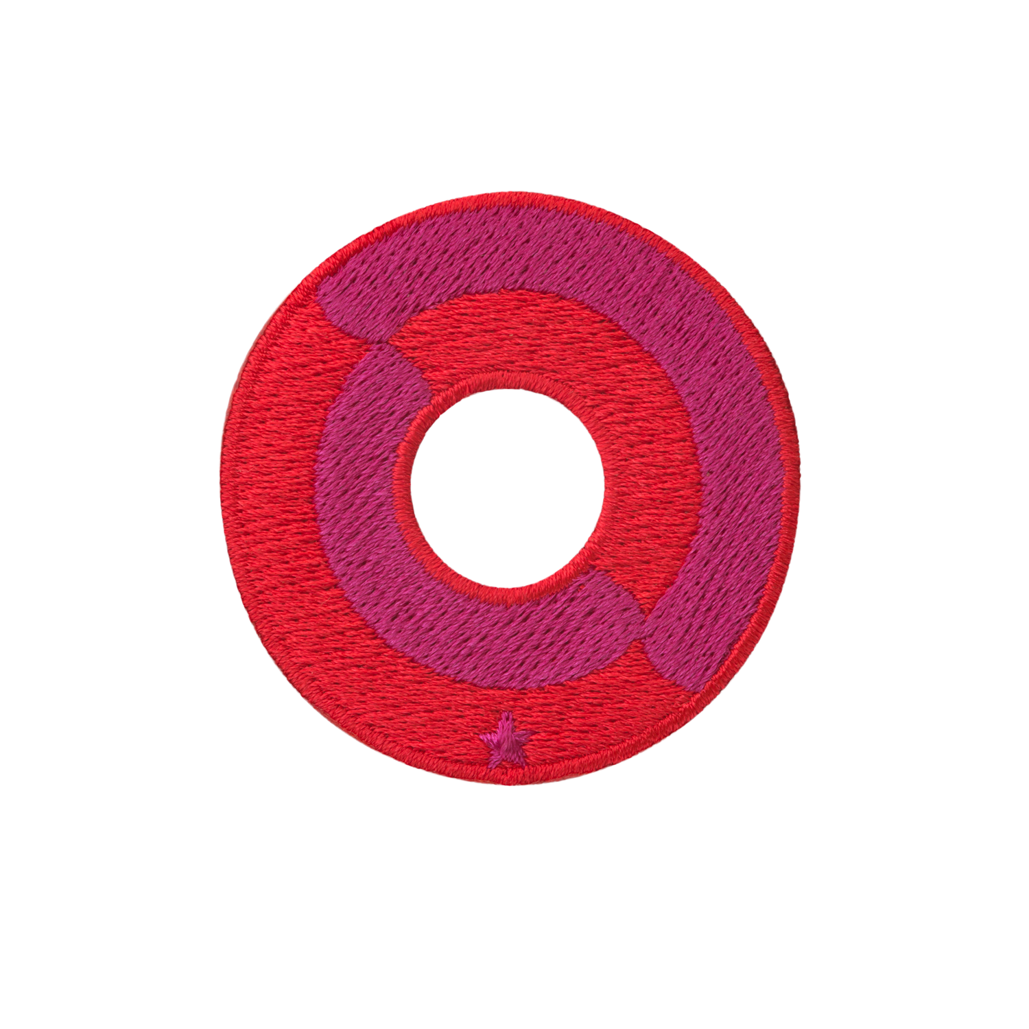 Label SINGLE LETTER MINI · rot/pink