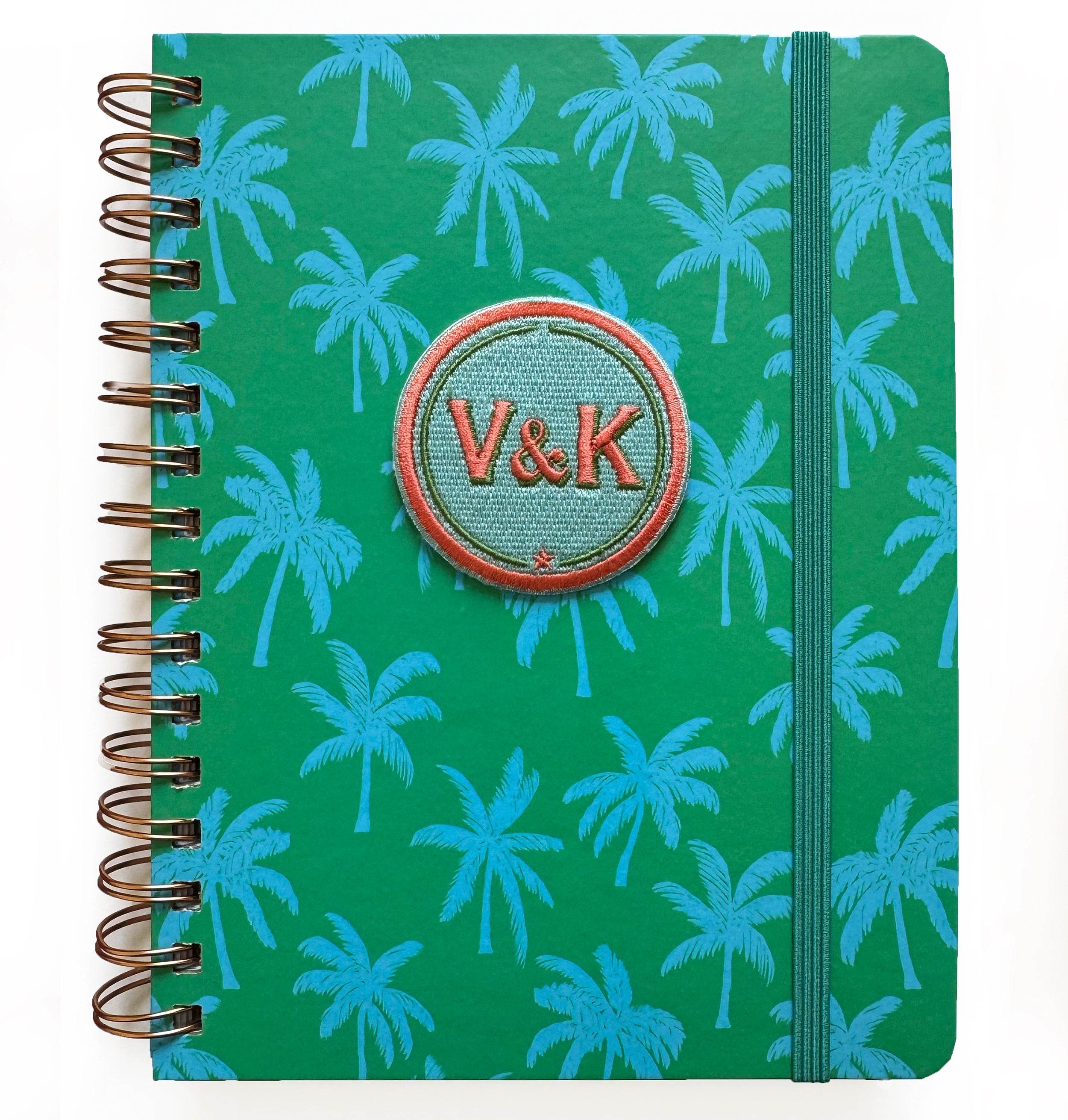 Ringbuch Palmtree mit Initialen-Patch