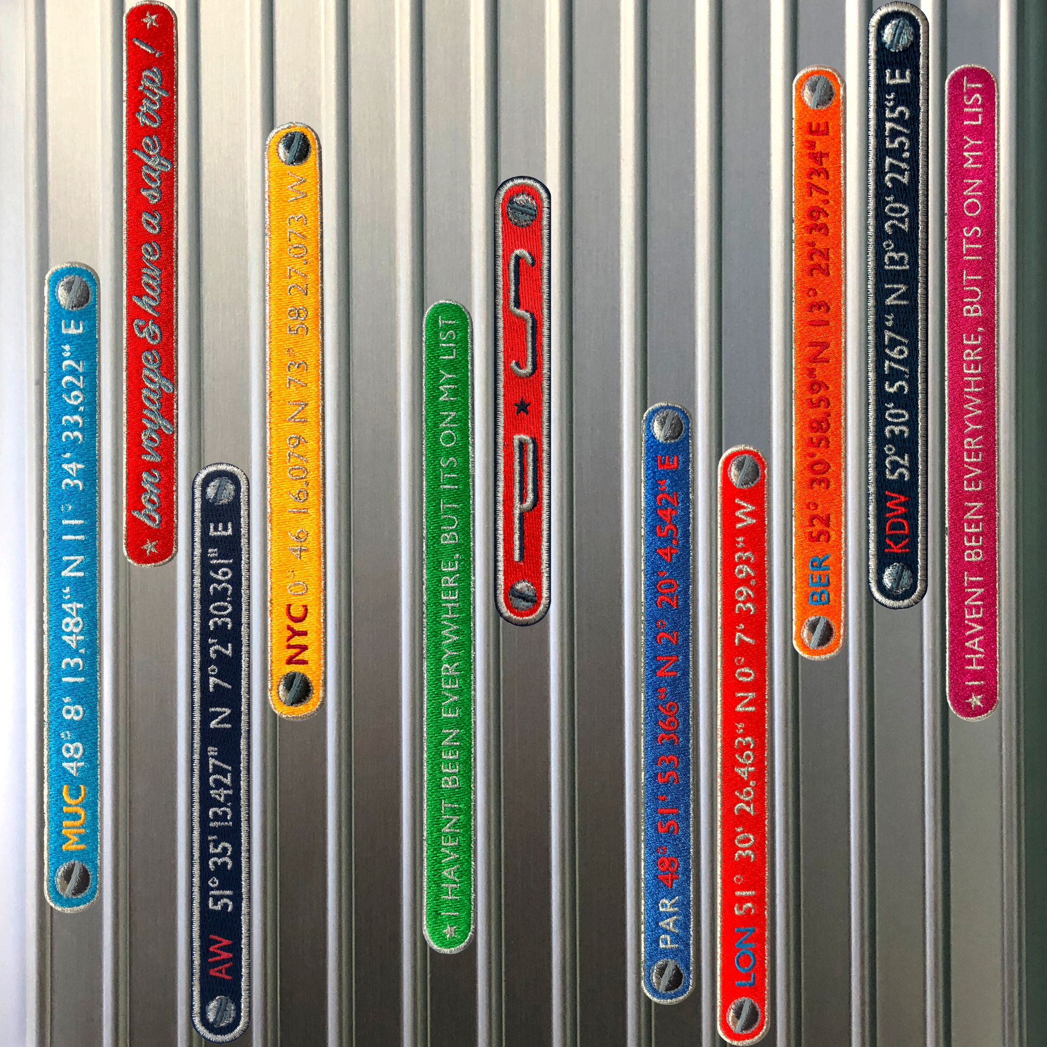 KOFFER PATCH: DESTINATIONS · LON