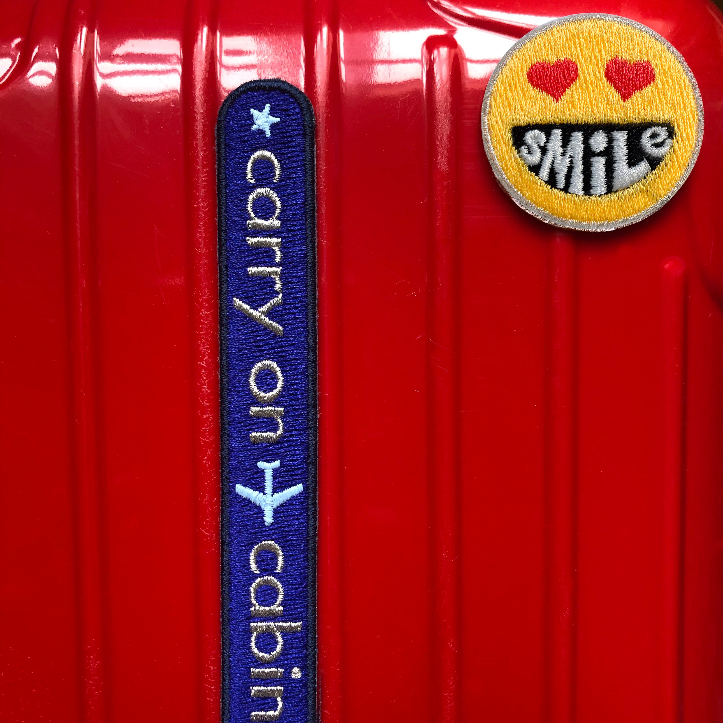 KOFFER PATCH: CARRY ON CABIN LUGGAGE · blau
