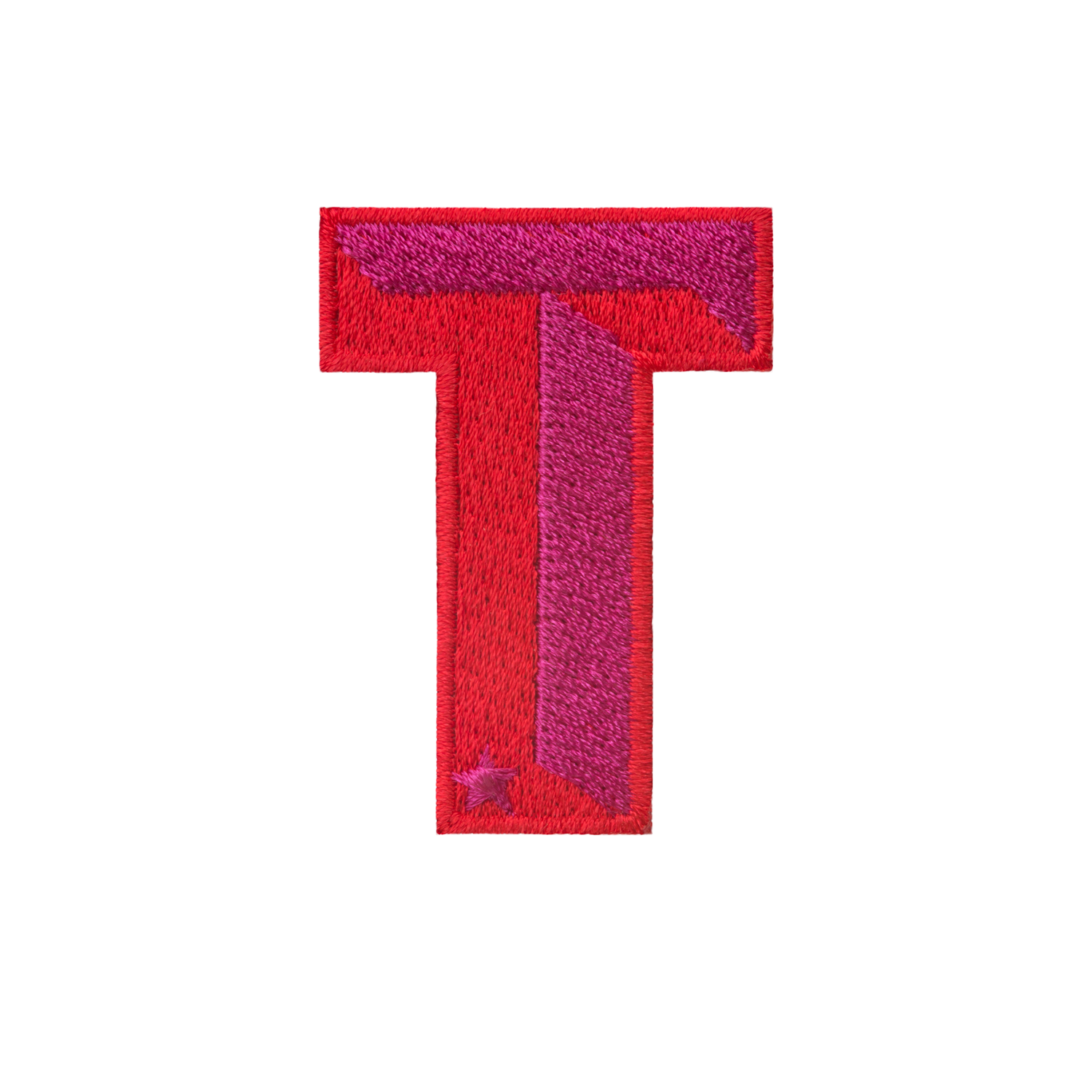 Label SINGLE LETTER MINI · rot/pink