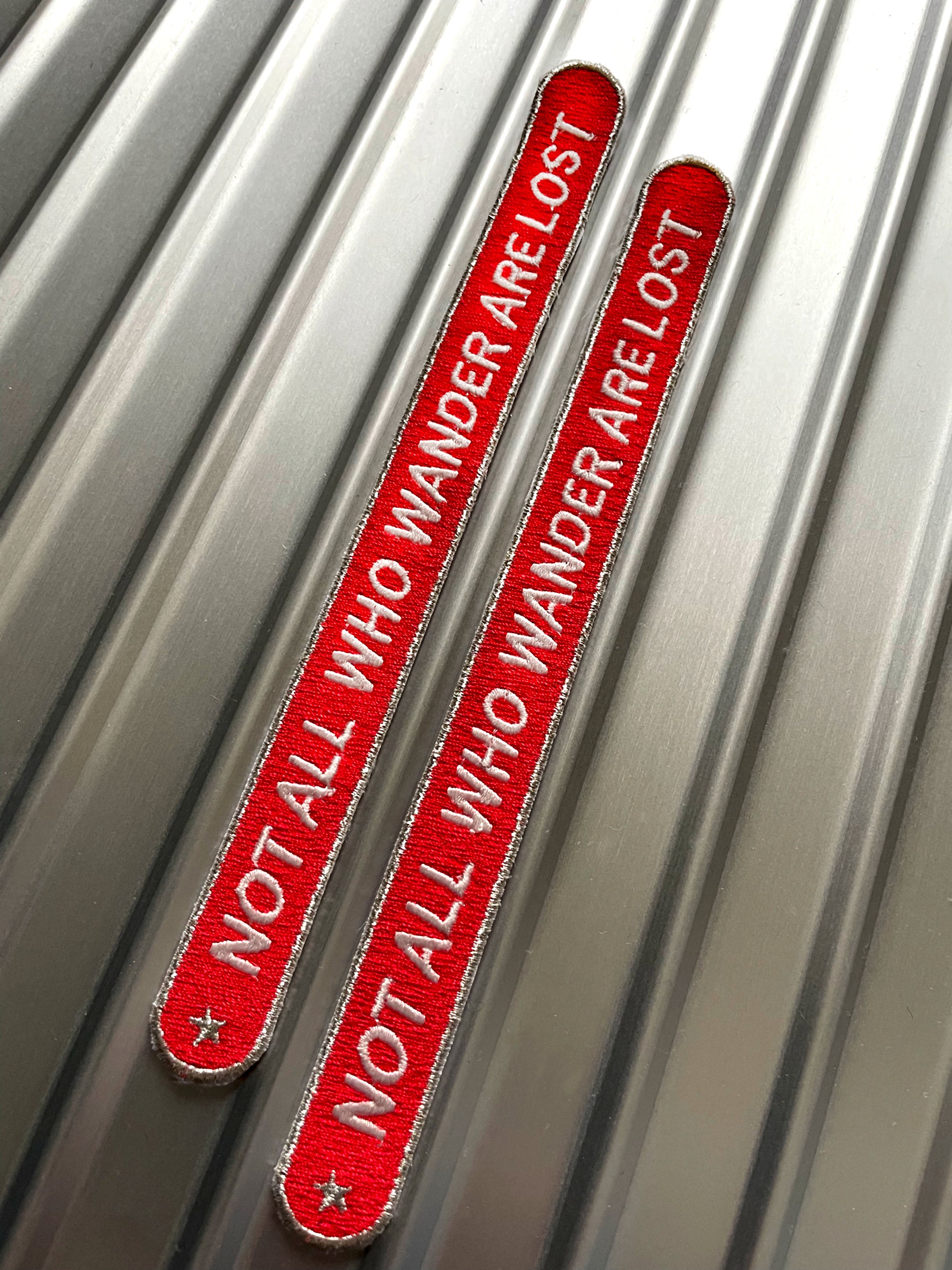 KOFFER PATCH: NOT ALL WHO WANDER... ROT