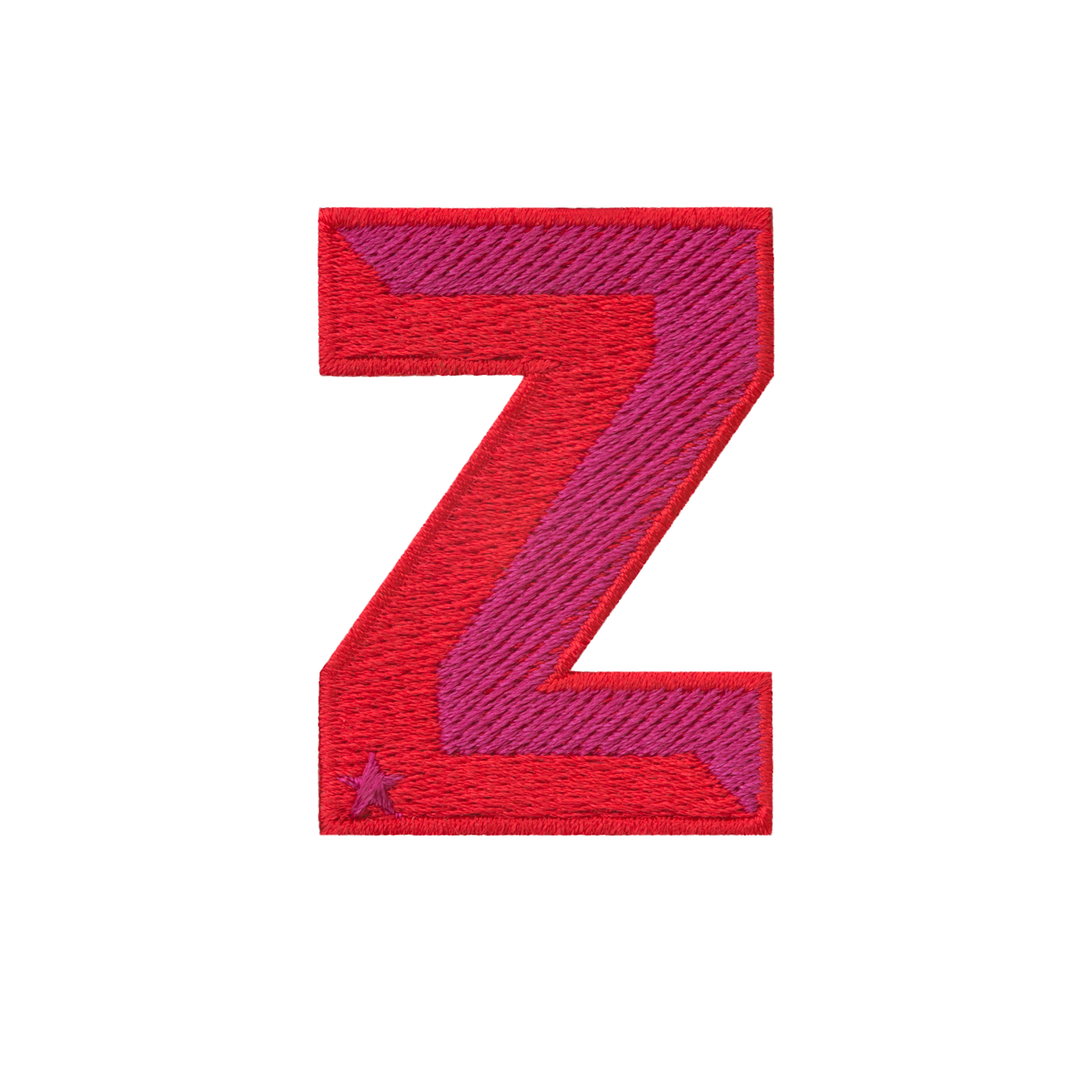 Label SINGLE LETTER MINI · rot/pink
