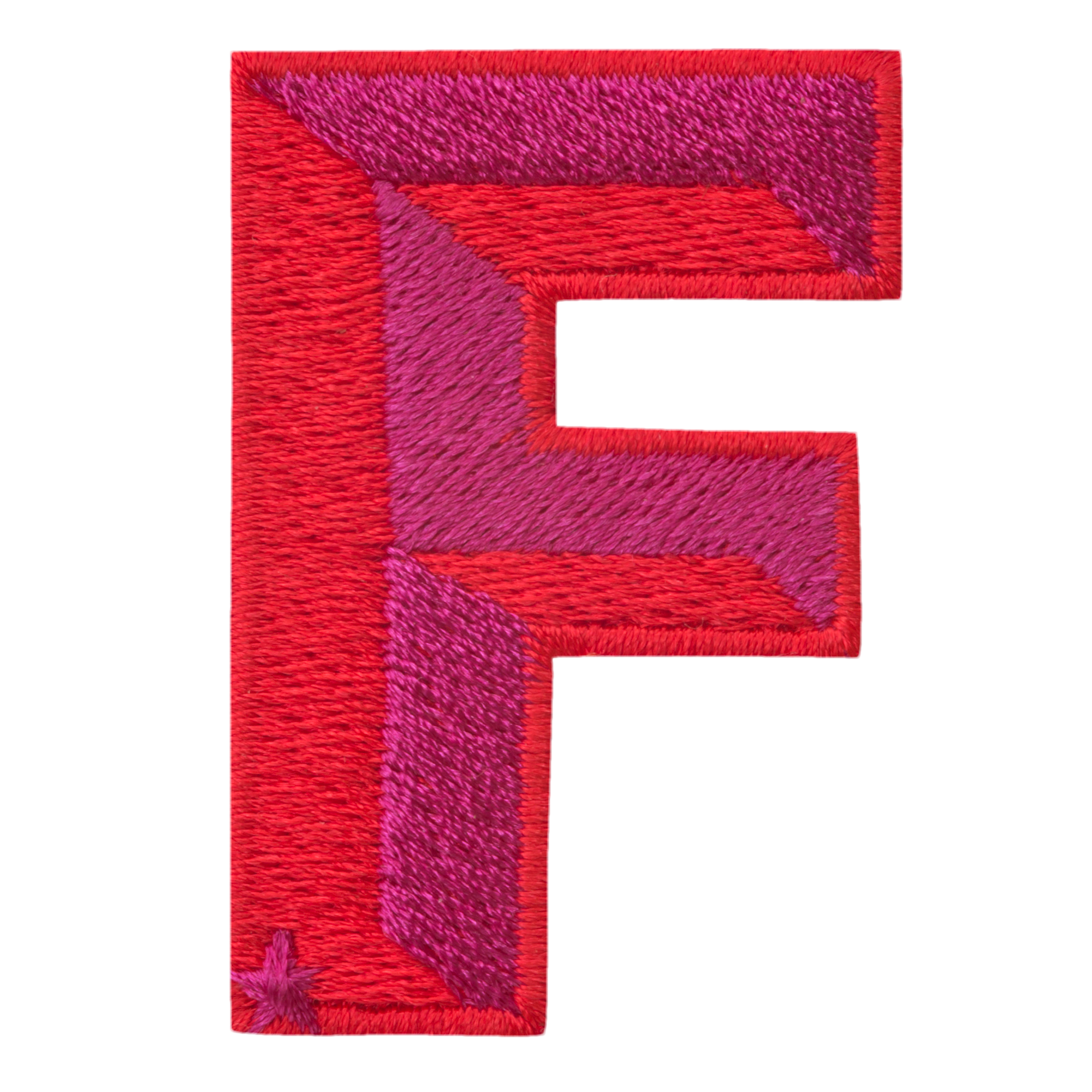 Label SINGLE LETTER · rot/pink