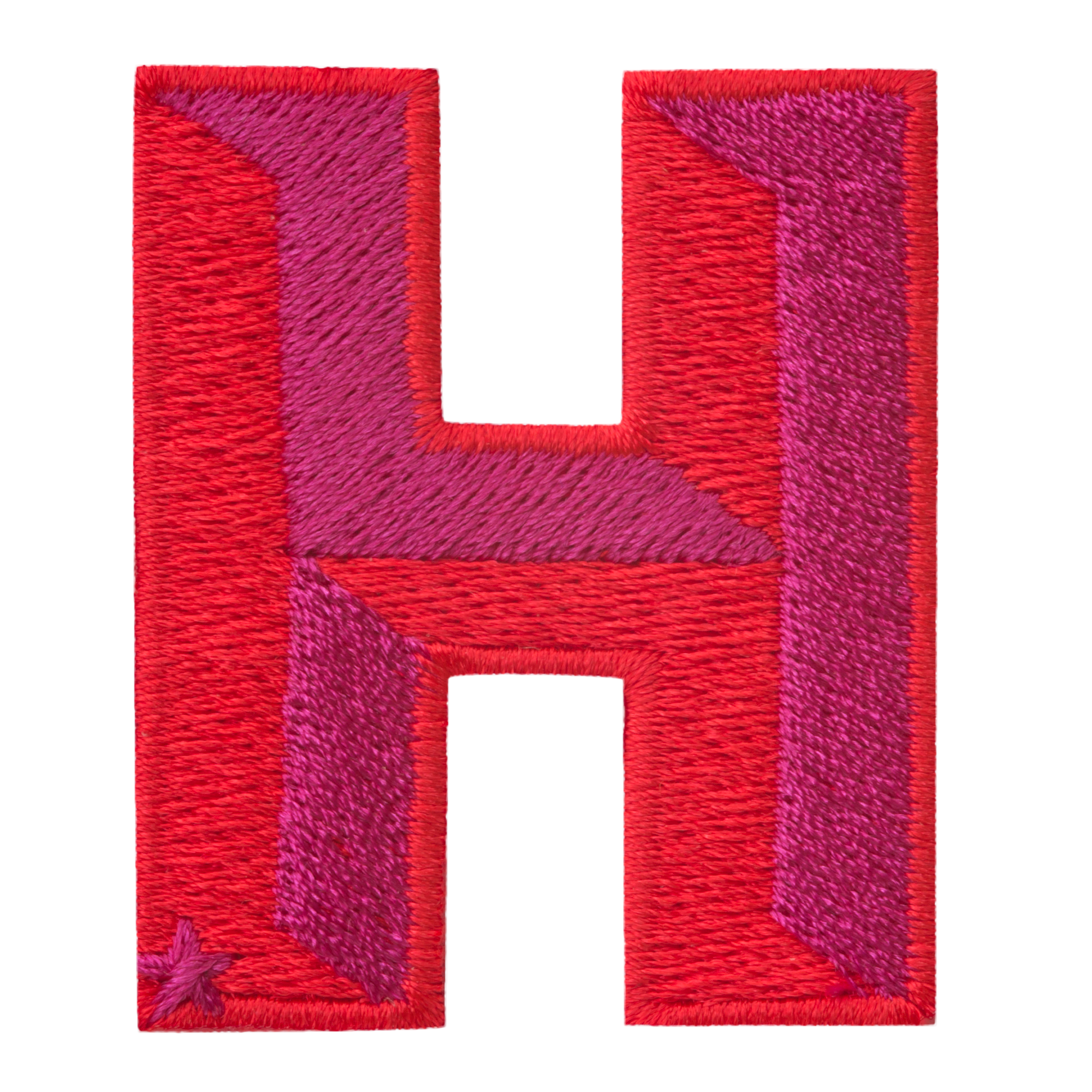 Label SINGLE LETTER · rot/pink