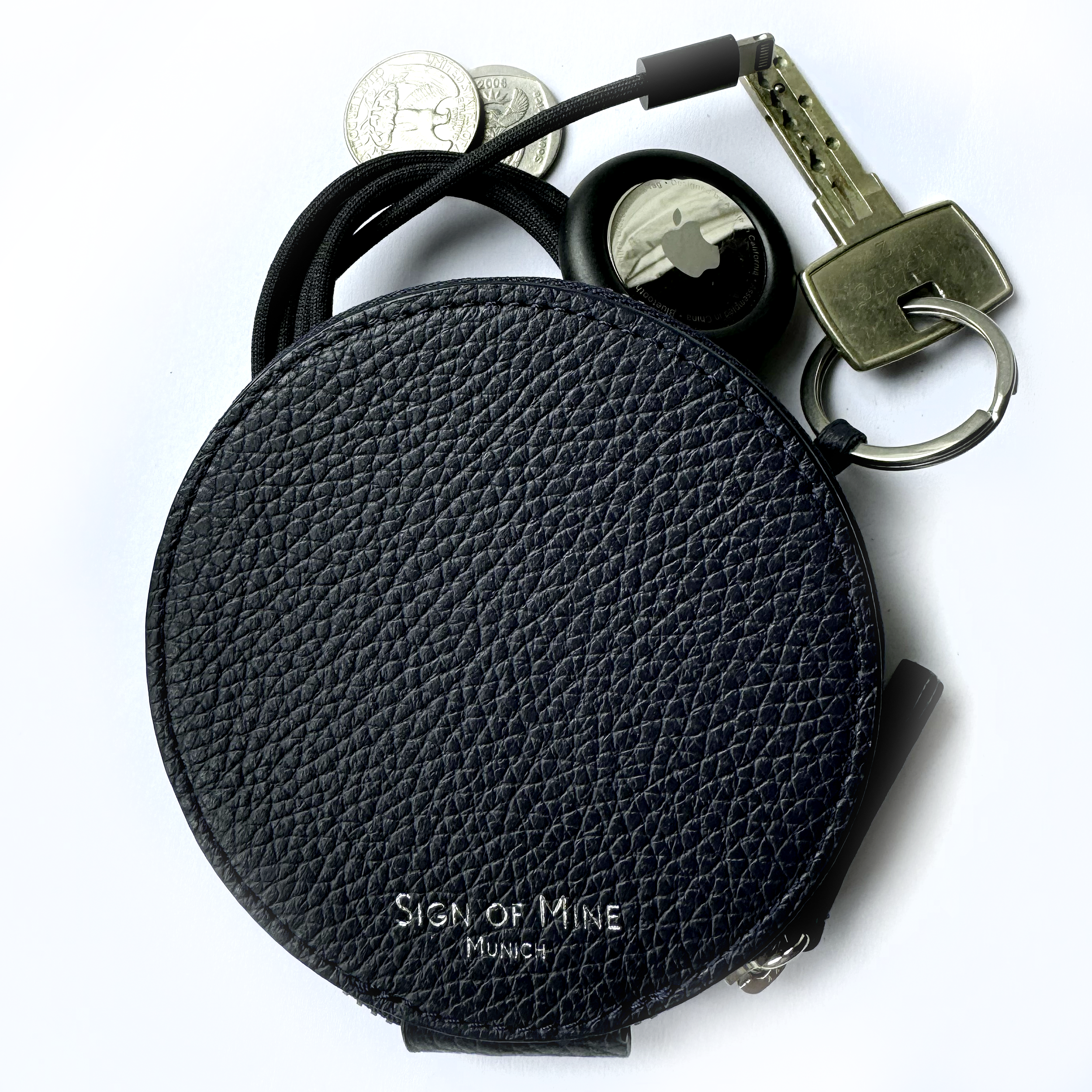 Rundes Etui SPIRAL ROT