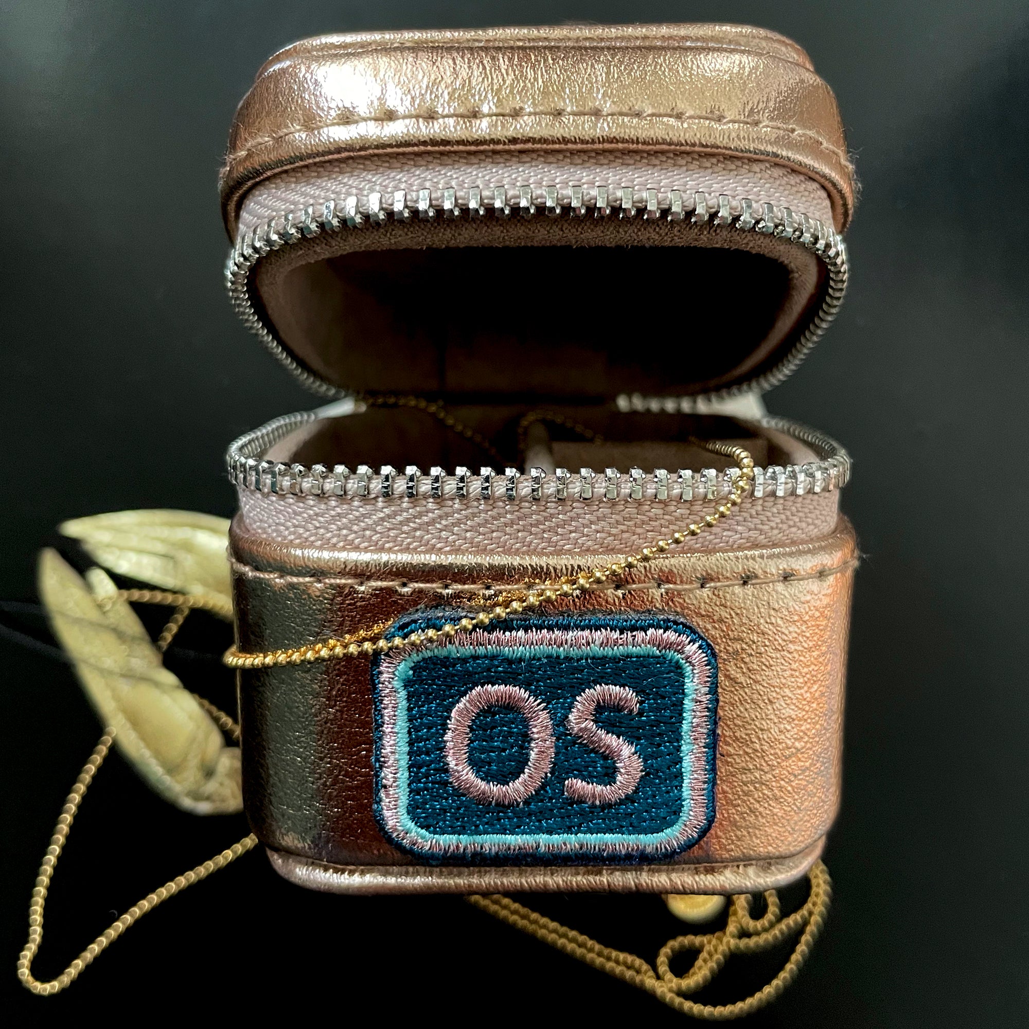 Label Mini Initialen · petrol