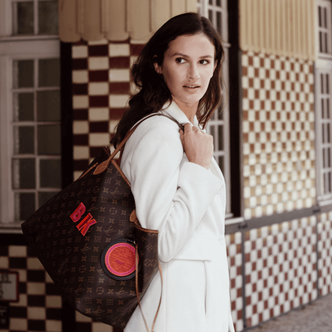 Gepäckanhänger CITIES · gelb/beige · personalisierbar