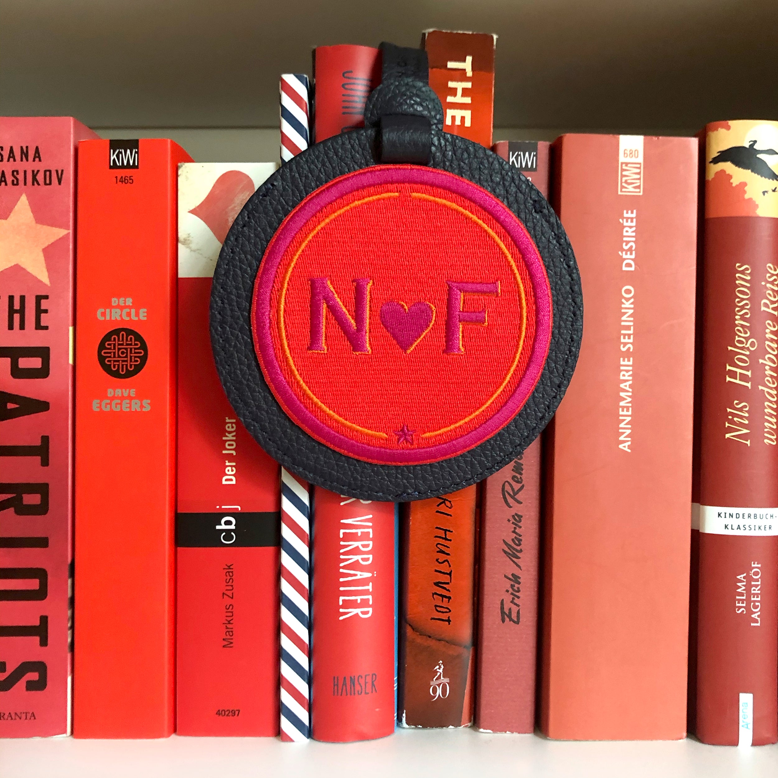 Gepäckanhänger LOVE · rot/pink · personalisierbar