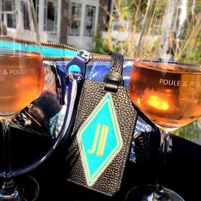 Label Karo · türkis · personalisierbar