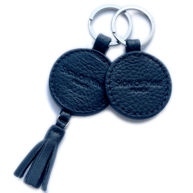 Schlüsselanhänger INITIALEN · beige · personalisierbar