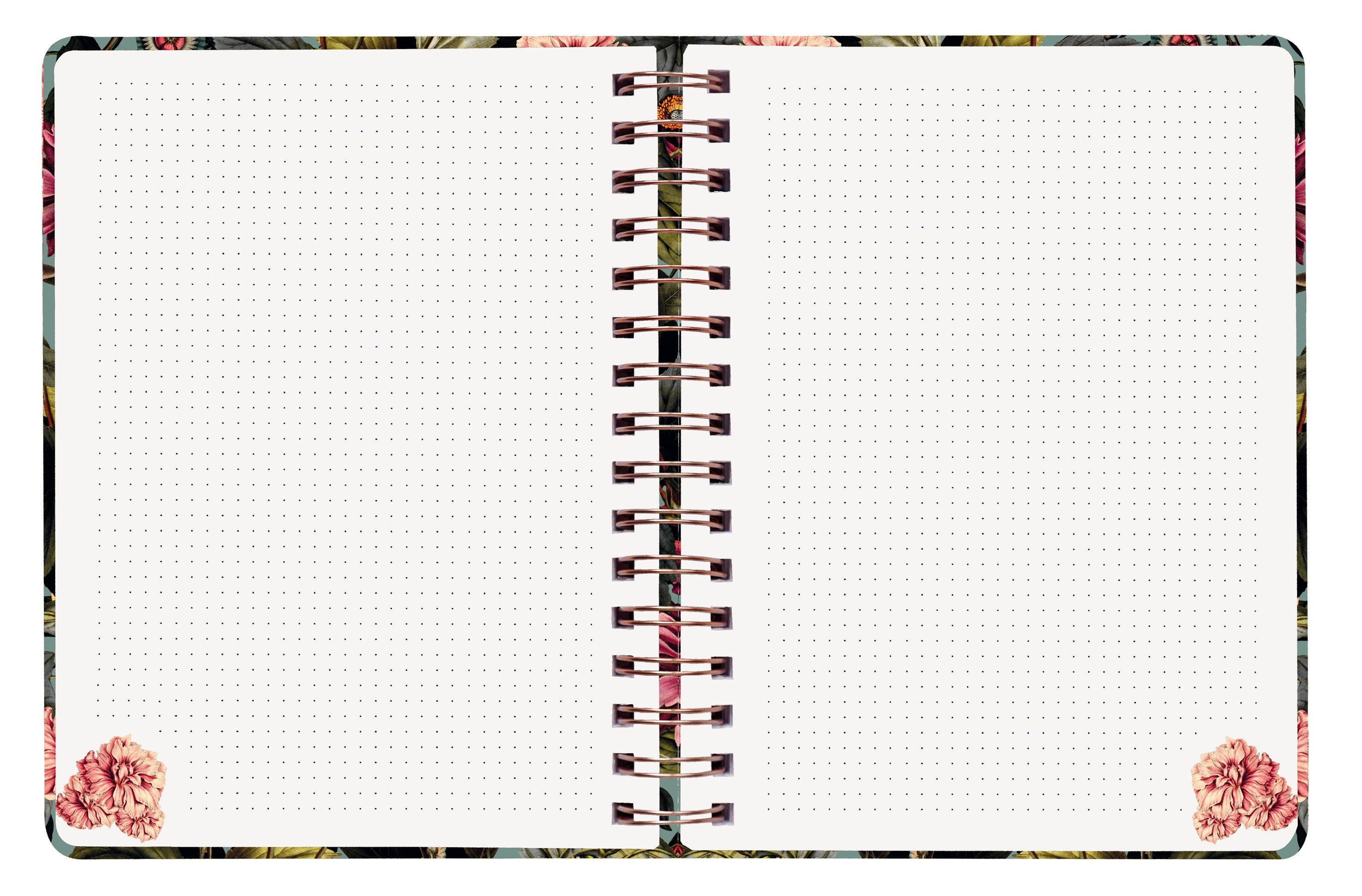 Ringbuch Passionsblume mit Initialen-Patch