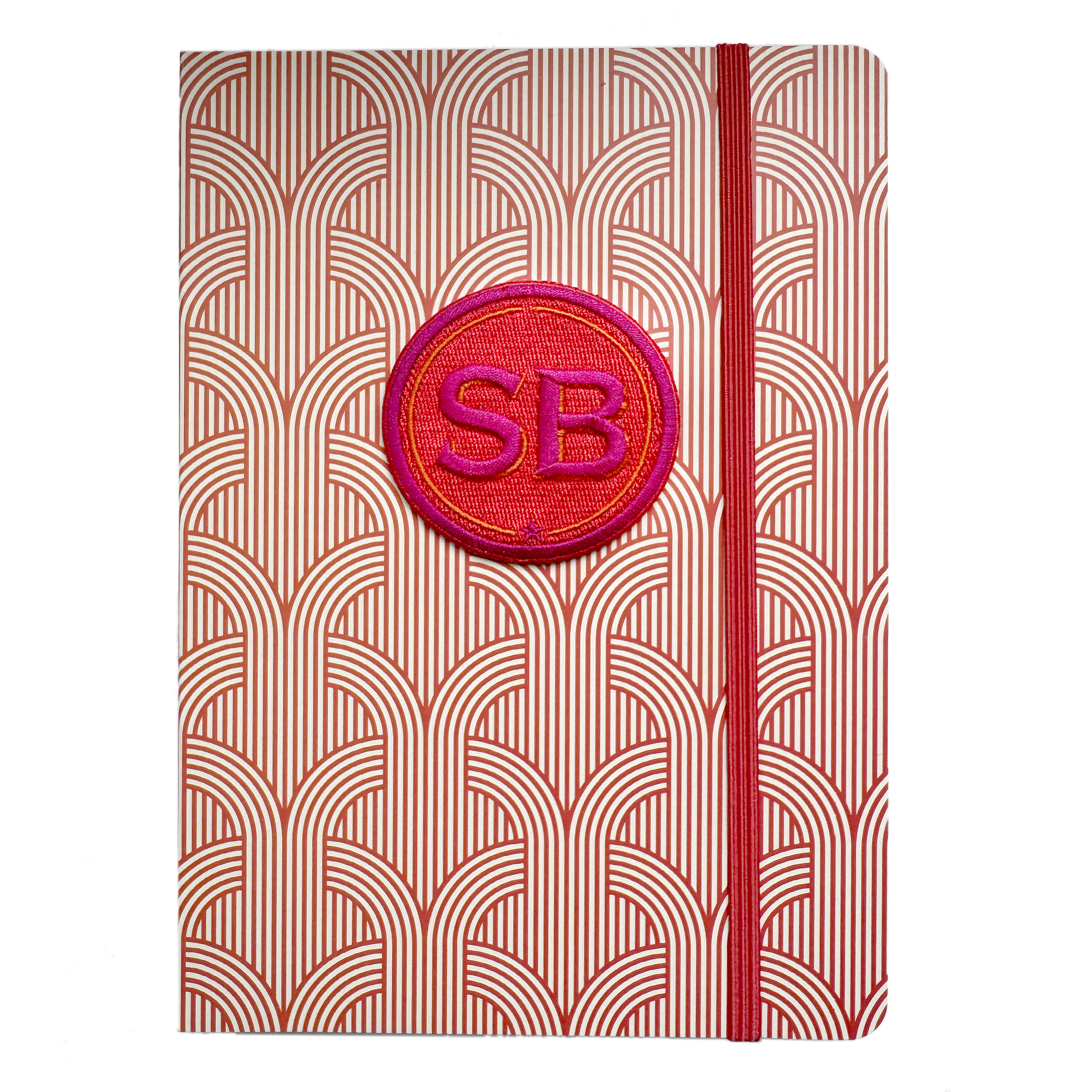 Notizbuch TWIST mit Initialen-Patch