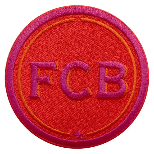 Label INITIALEN · 9cm · rot/pink · personalisierbar