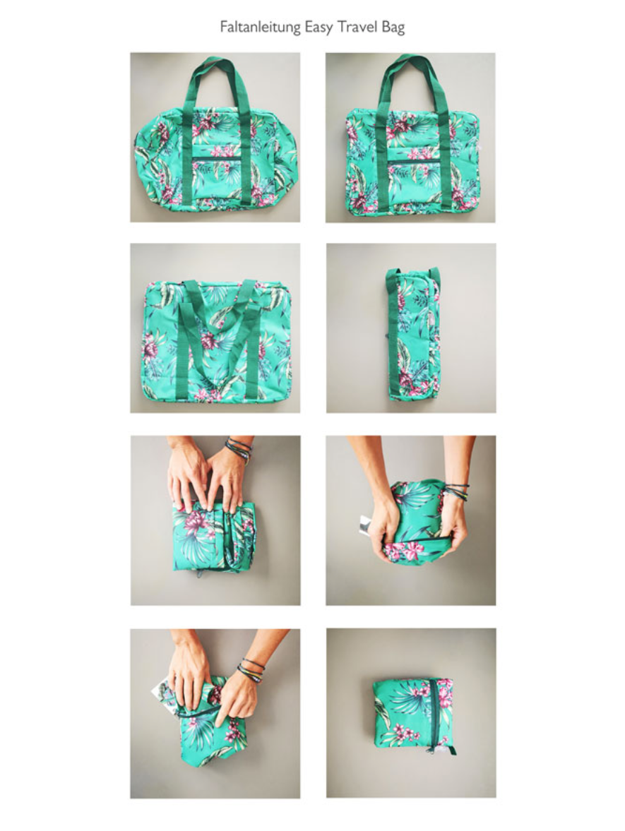 Easy Travel Bag RED LEO mit Initialen-Patch