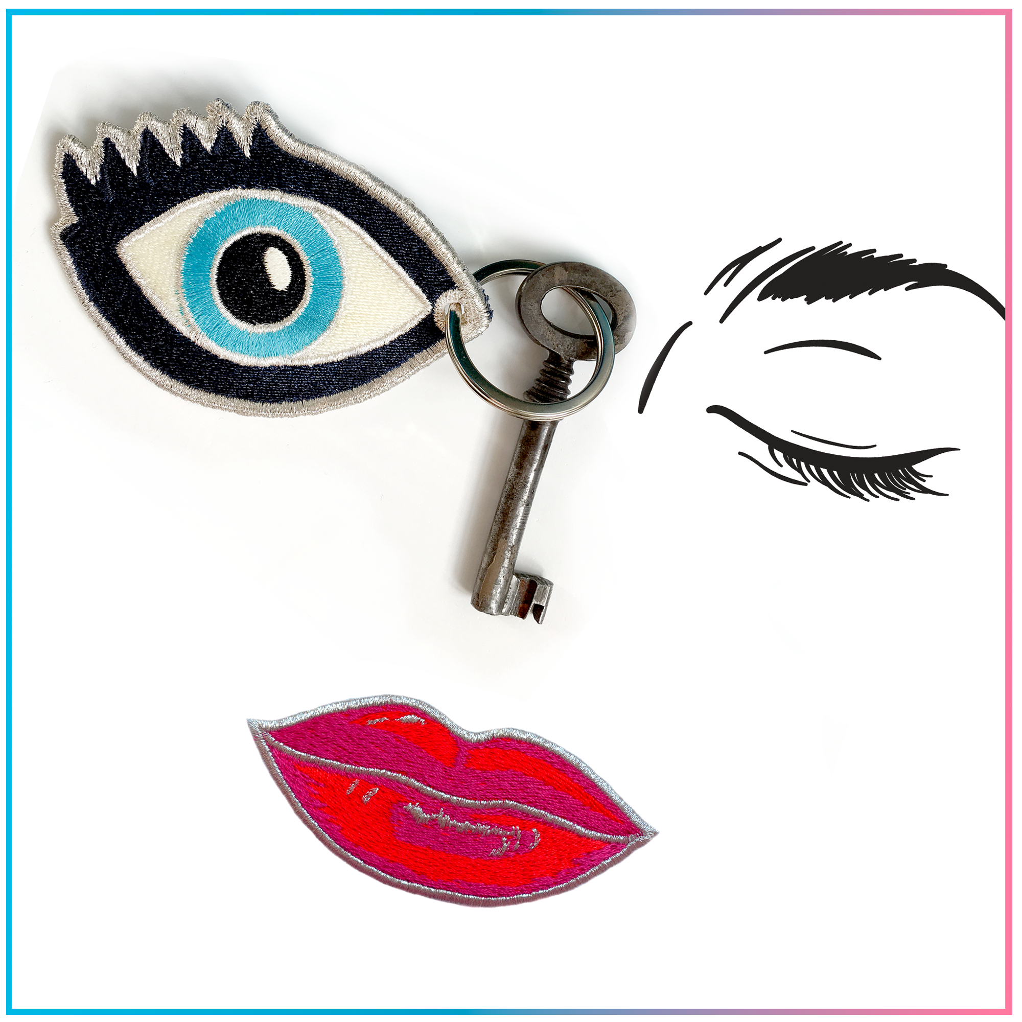 SCHLÜSSELANHÄNGER KISS