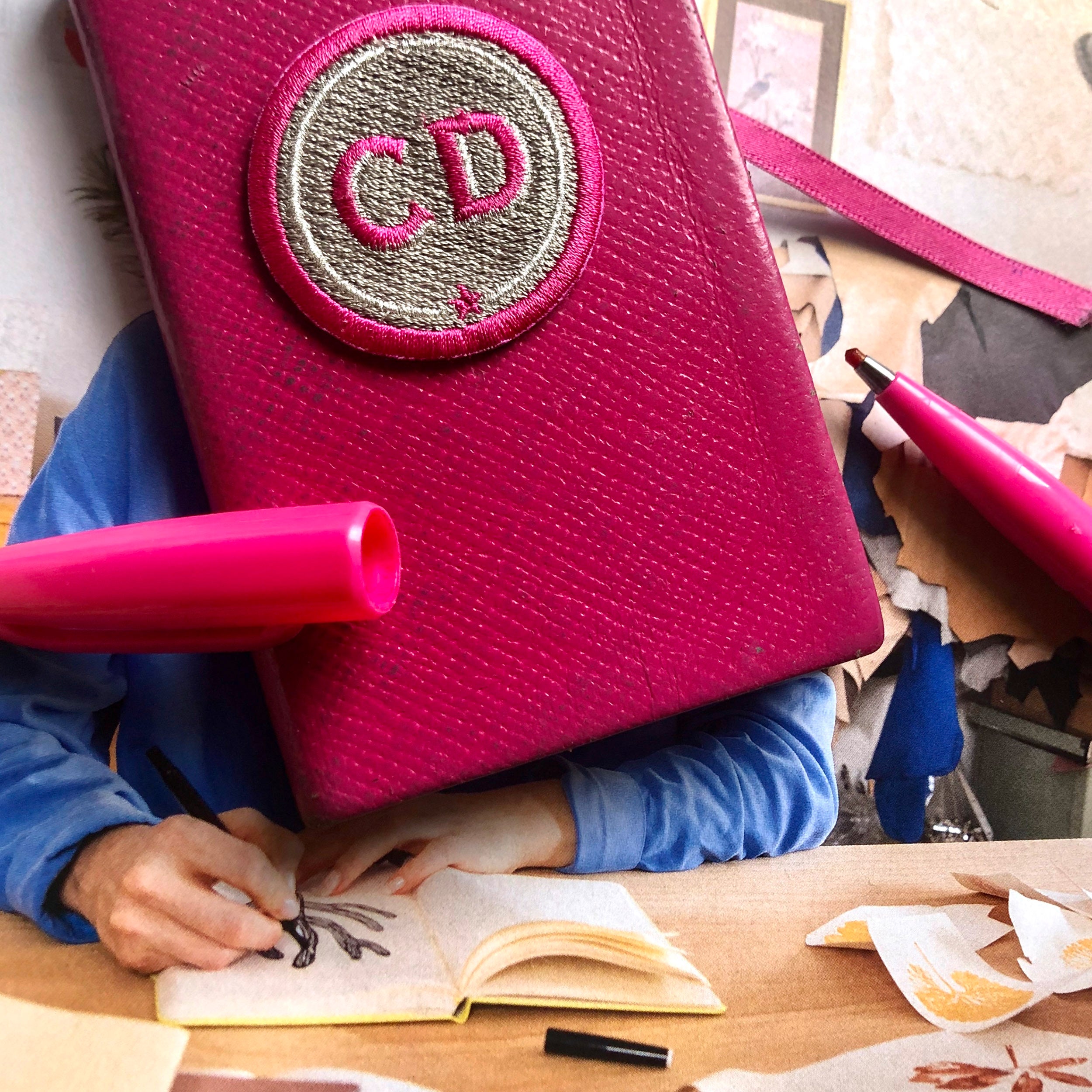 Label INITIALEN · 4cm · beige · personalisierbar