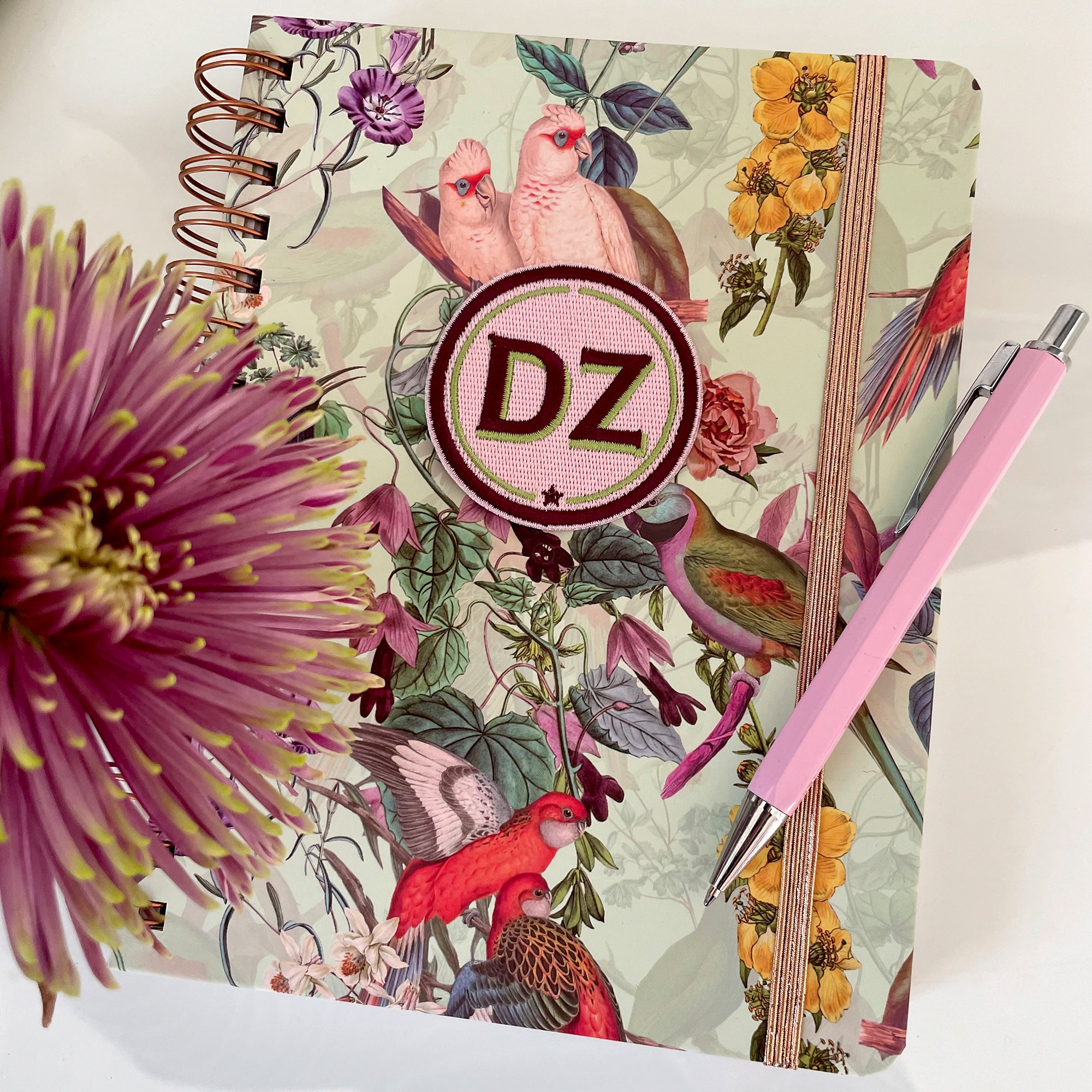 Ringbuch Paradies mit Initialen-Patch