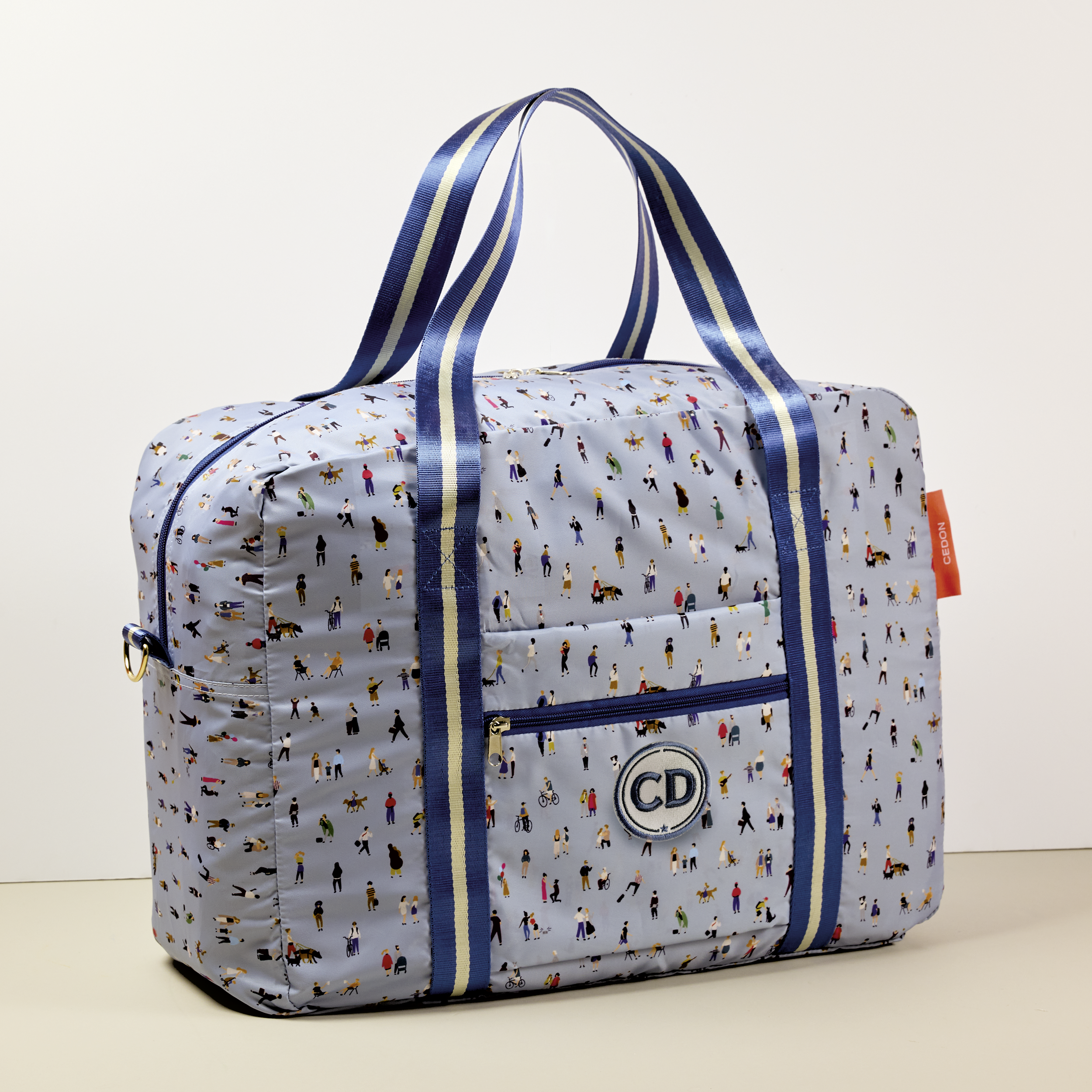 Easy Travel Bag HAPPYLIFE mit Initialen-Patch